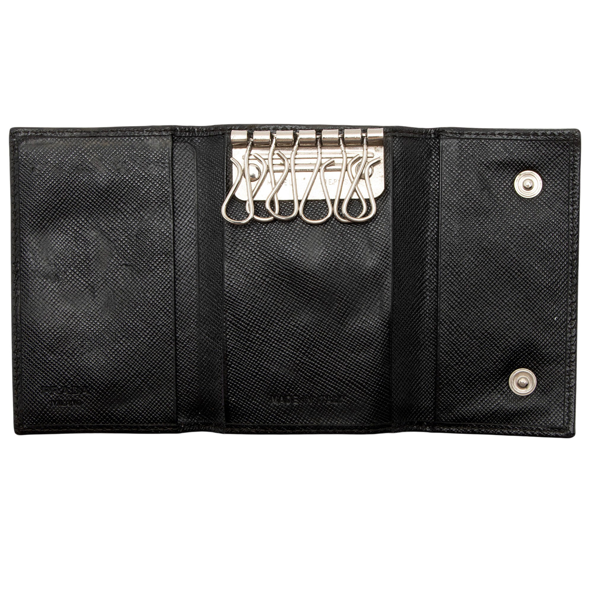 Prada Saffiano 6 Key Holder