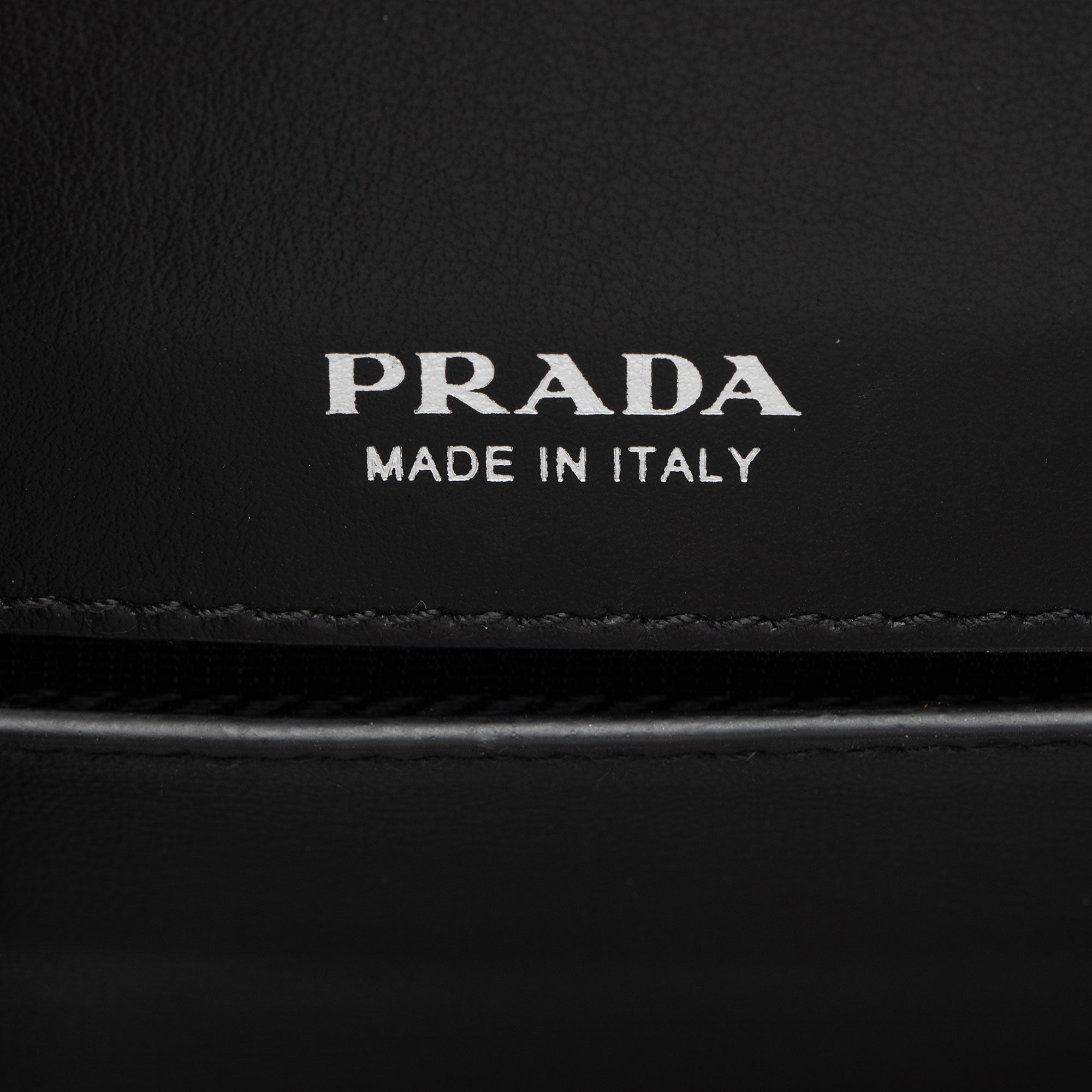 Prada Saffiano Calfskin Studded Cahier Belt Bag