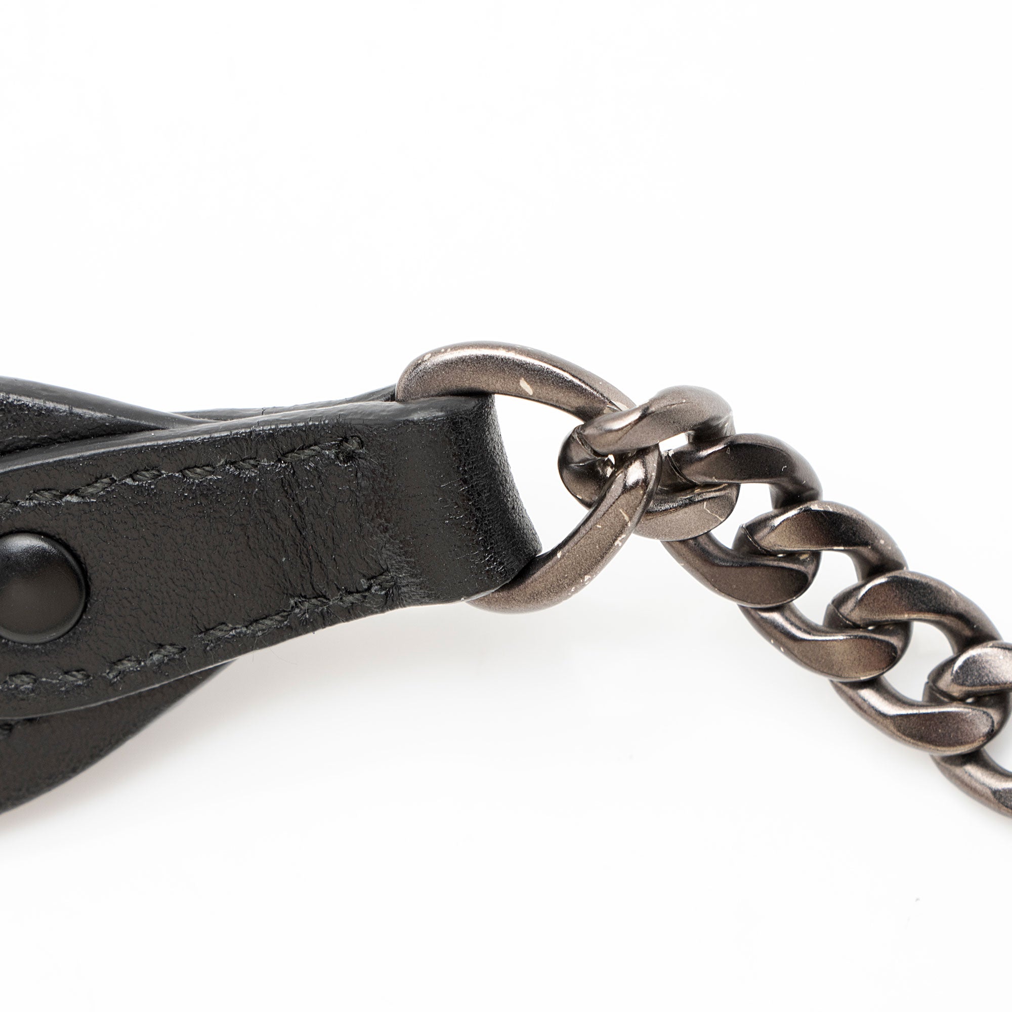 Prada Saffiano Calfskin Studded Cahier Crossbody