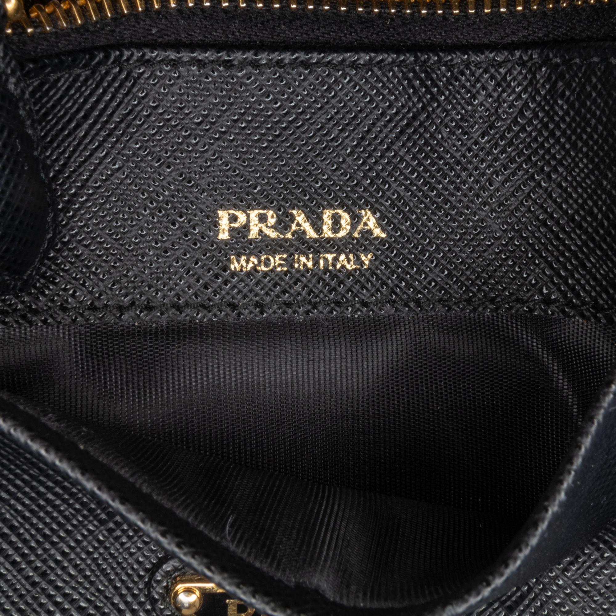 Prada Saffiano Card Holder (SHG-2wrJOT)