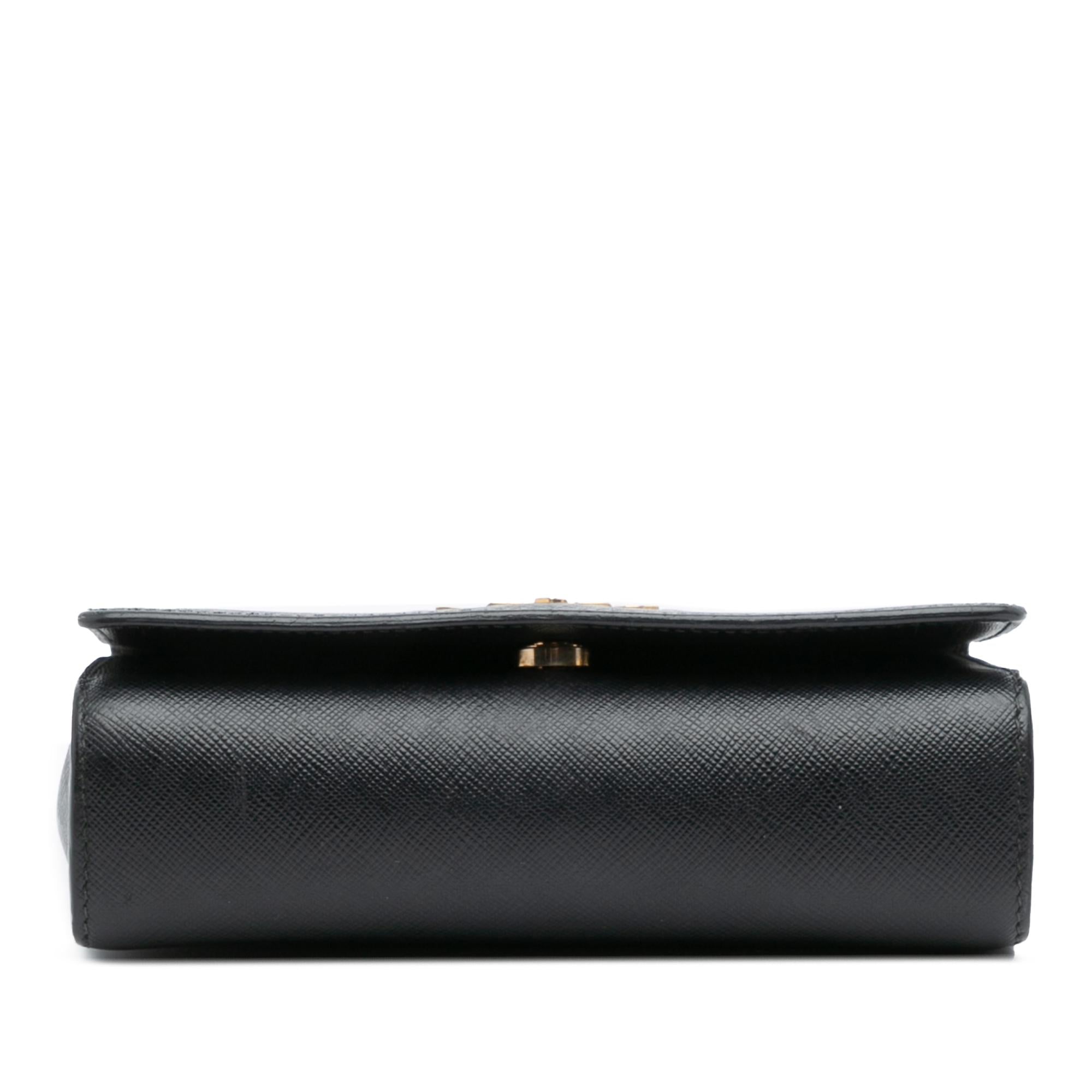 Prada Saffiano Chain Crossbody