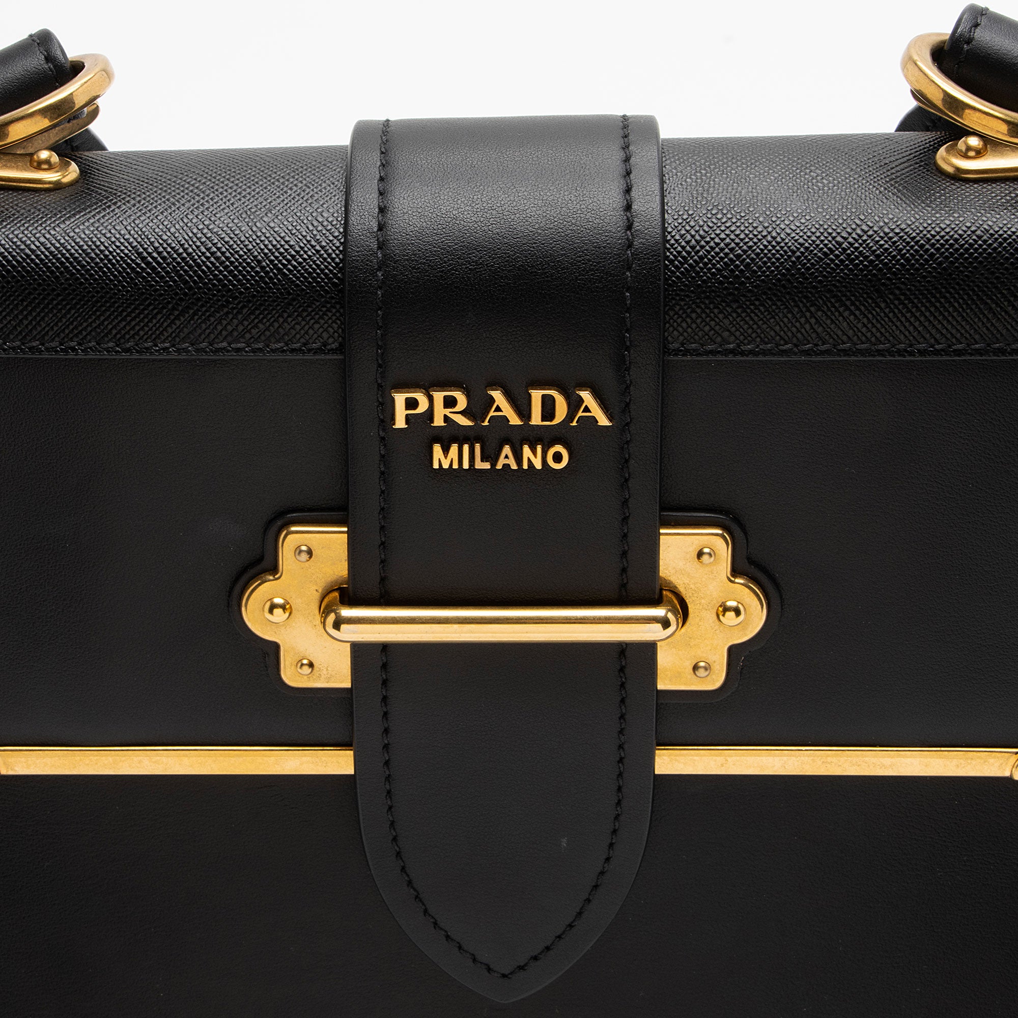 Prada Calfskin Cahier Top Handle (SHF-1Td68q)