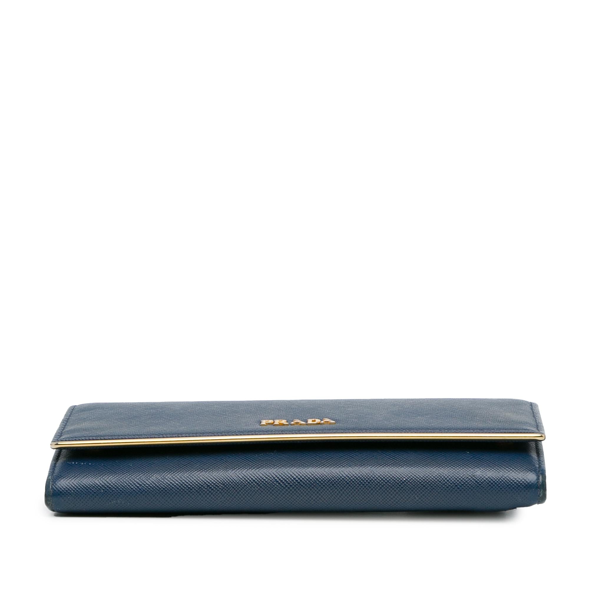 Prada Saffiano Continental Wallet (SHG-cWFNyU)