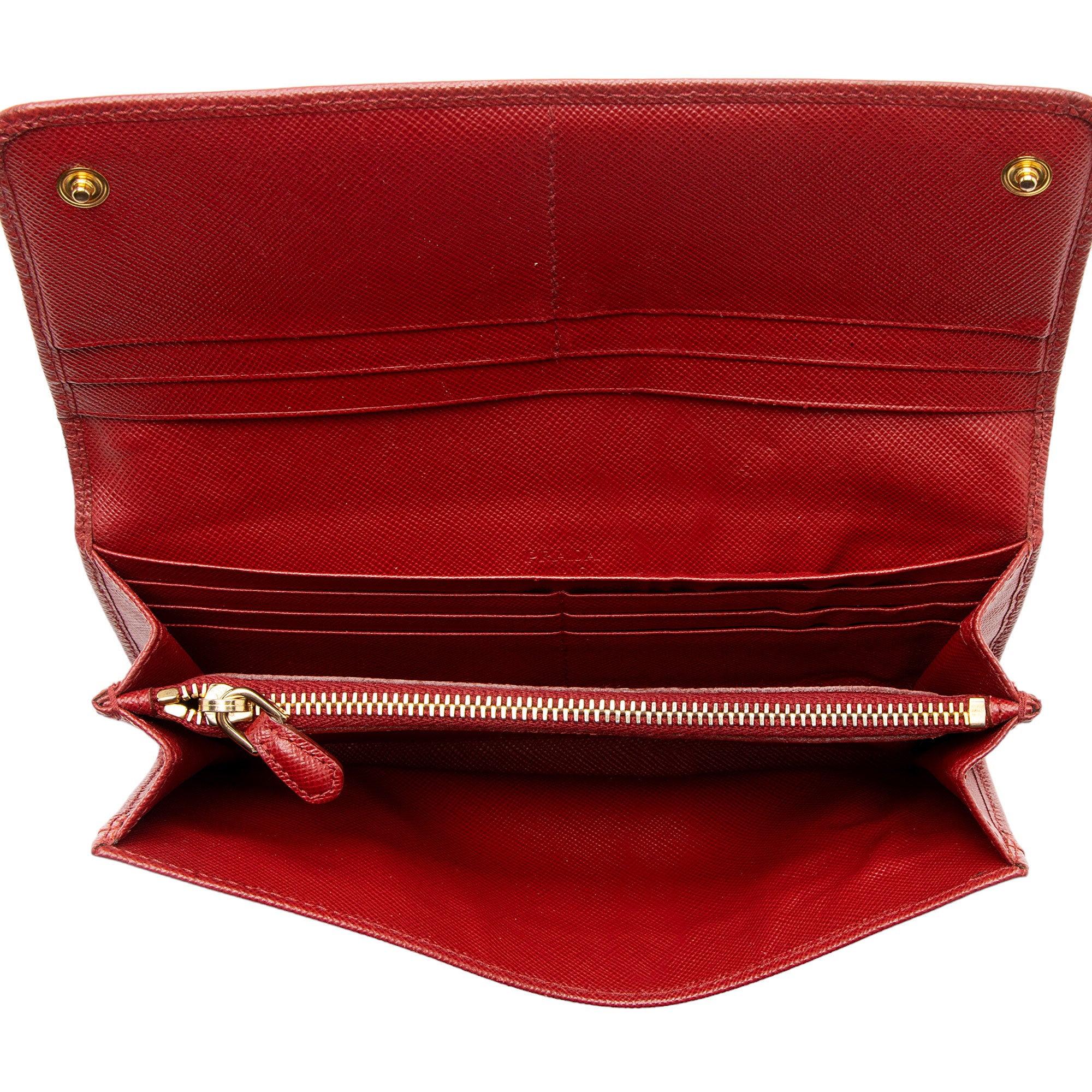 Prada Saffiano Continental Wallet (SHF-9tllgZ)