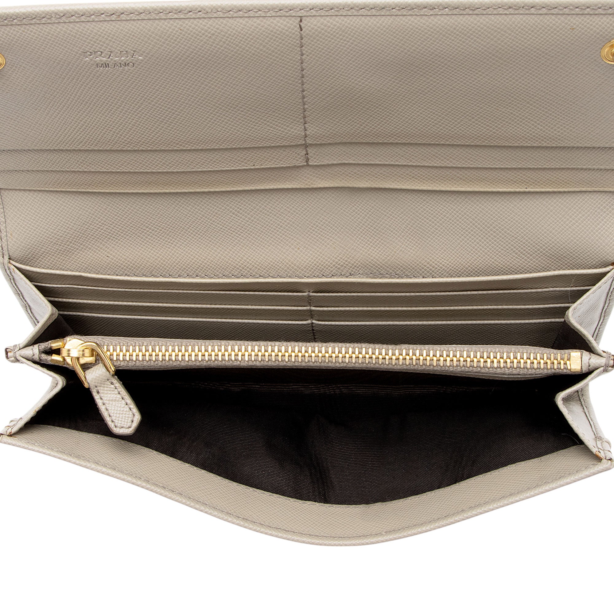 Prada Saffiano Continental Wallet