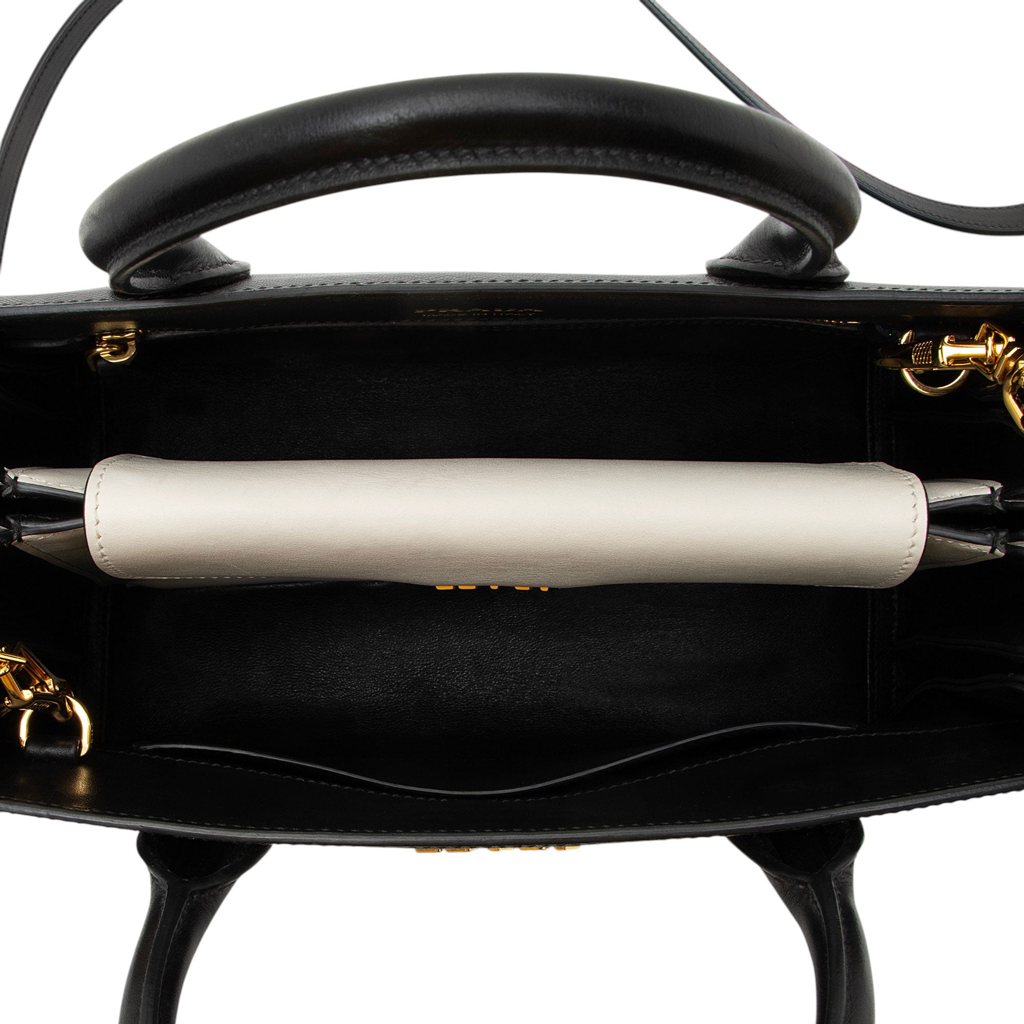 Prada Saffiano Cuir City Bibliotheque Medium Tote