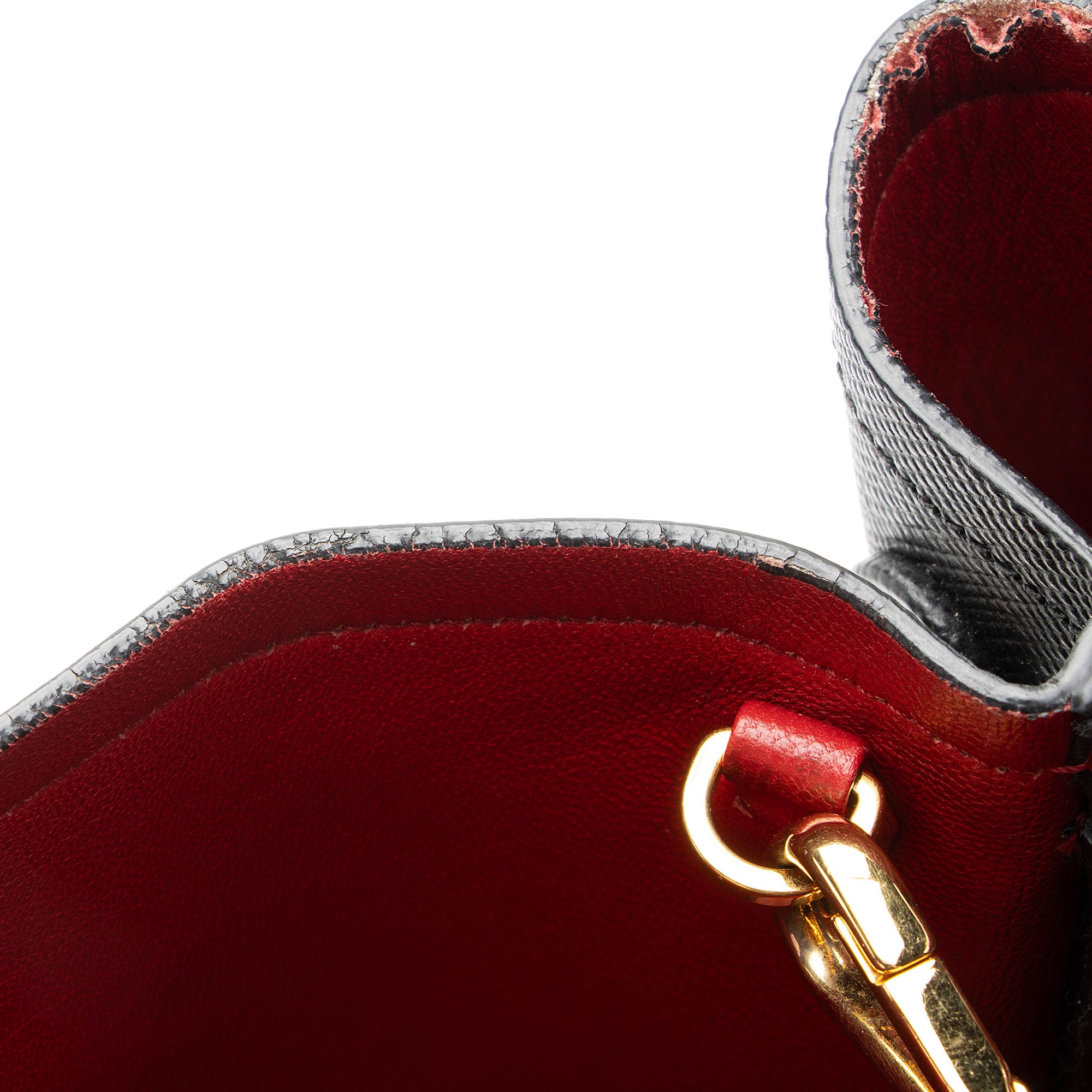 Prada Saffiano Cuir Double Handle Medium Tote (SHF-vwIdlX)