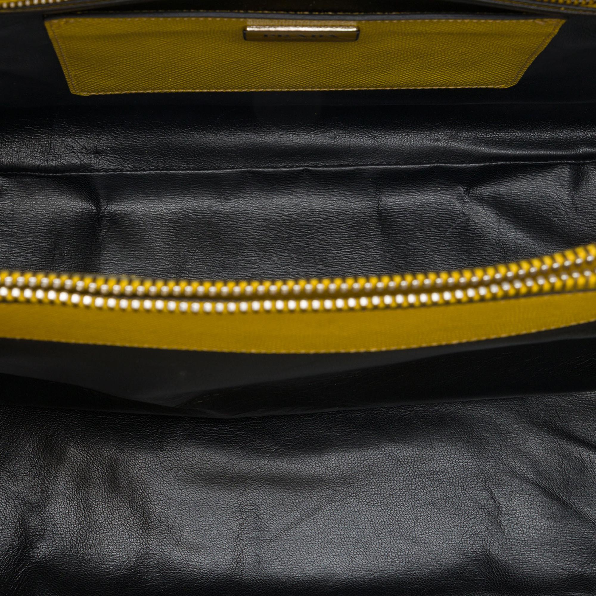Prada Saffiano Cuir Double Tote