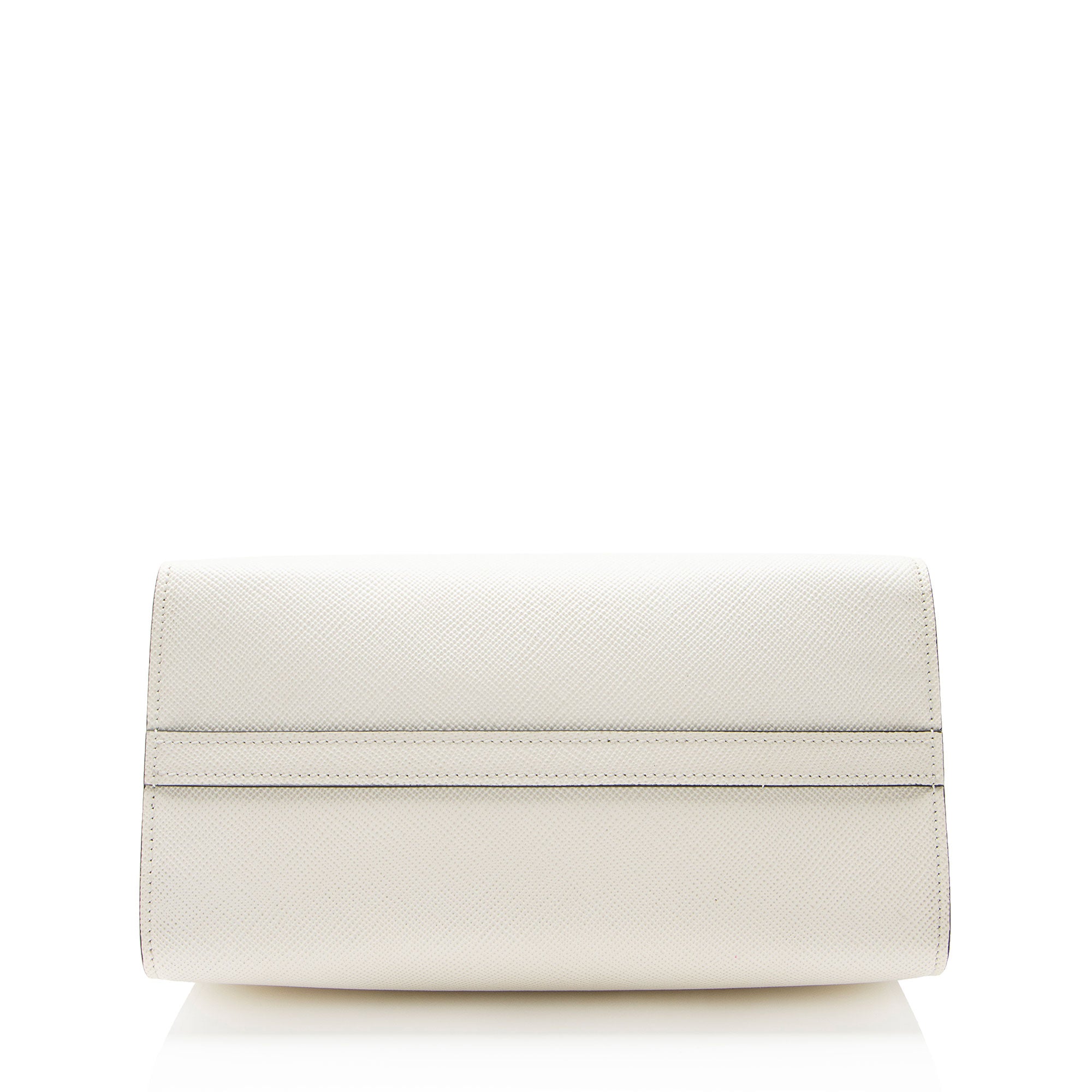 Prada Saffiano Cuir Leather Monochrome Small Tote