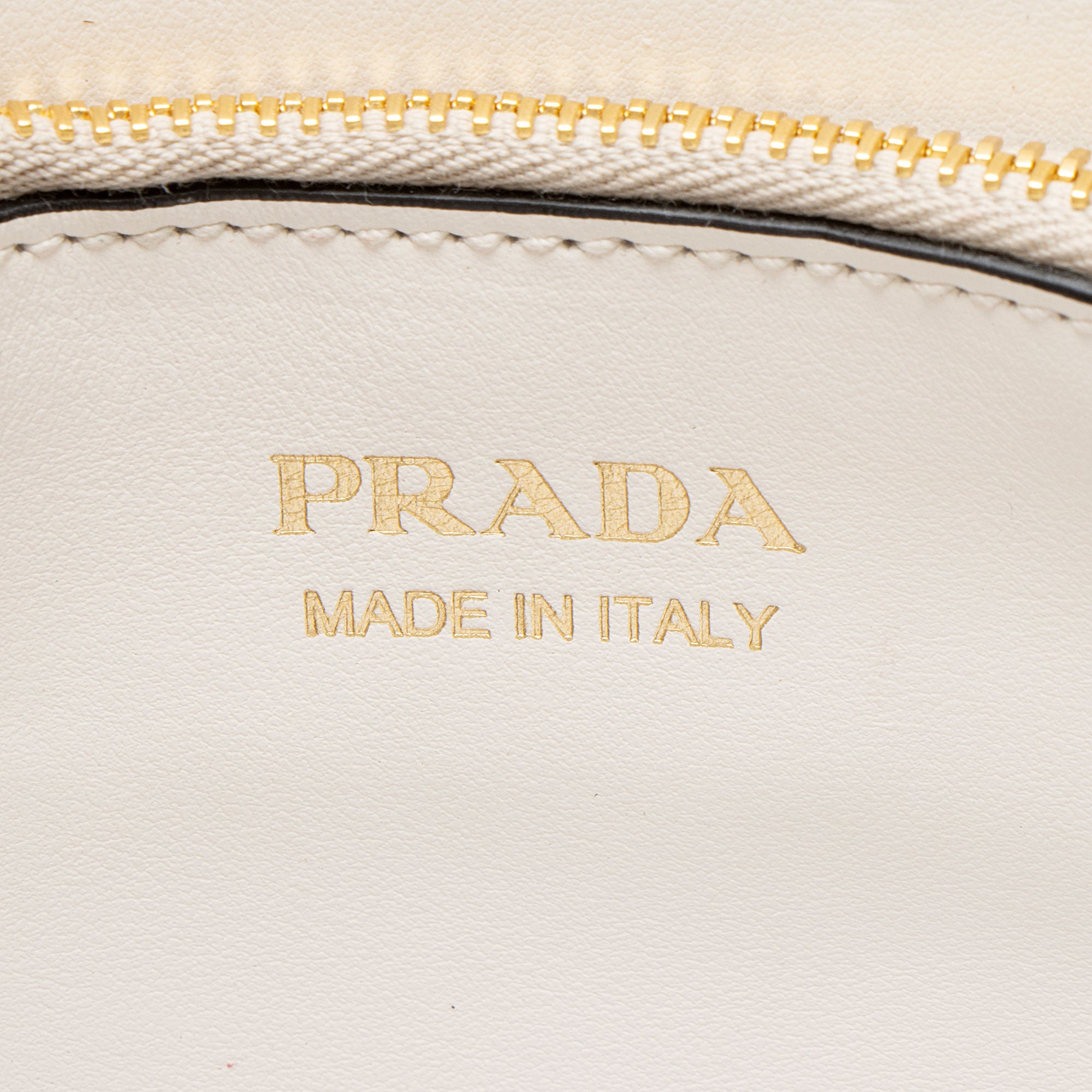 Prada Saffiano Cuir Leather Monochrome Small Tote
