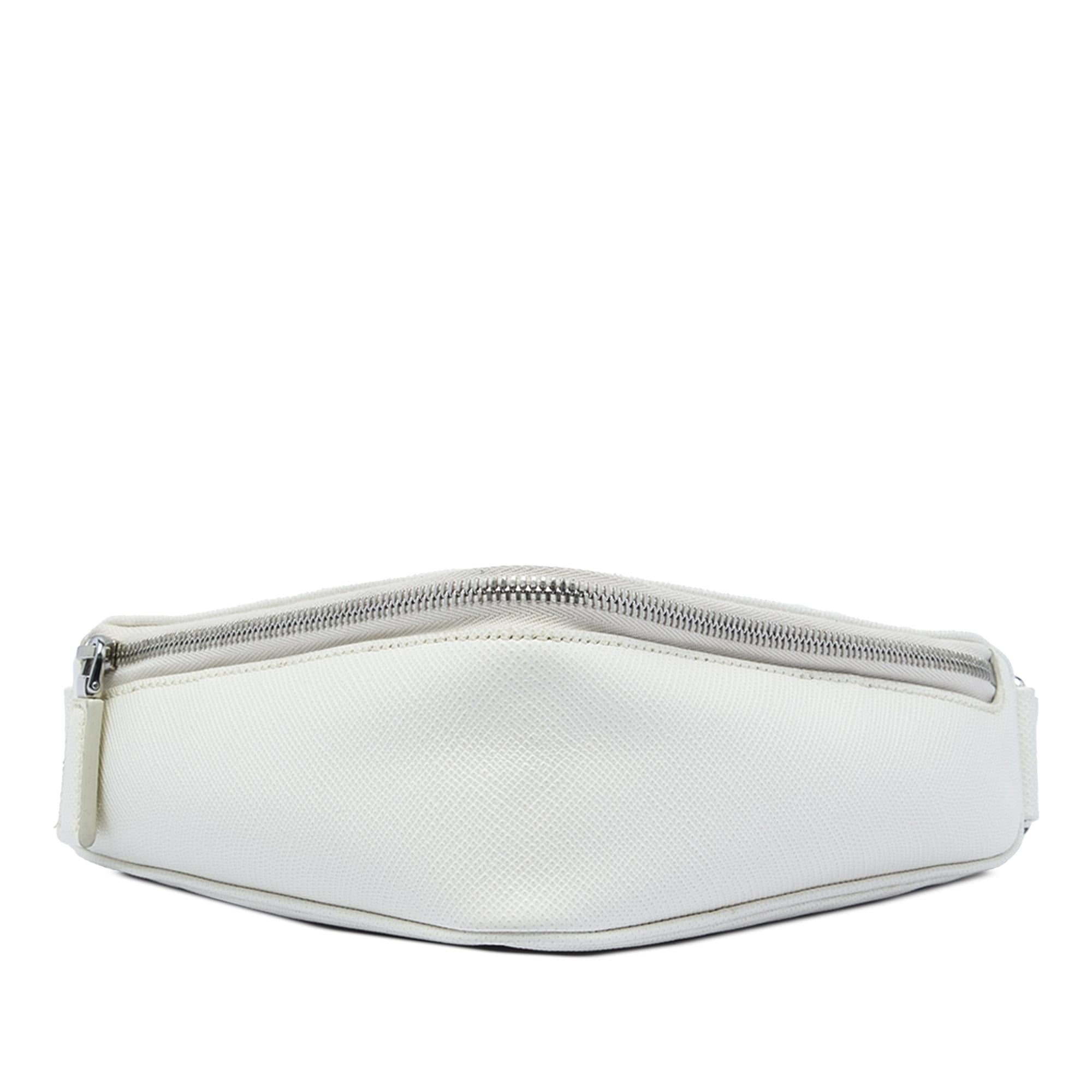 Prada Saffiano Cuir Triangle Convertible Shoulder Bag