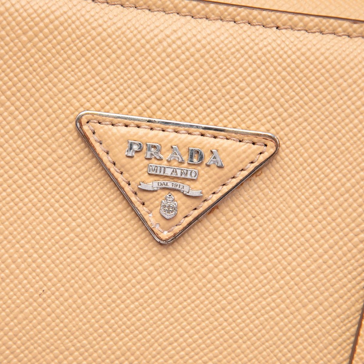 Prada Saffiano Cuir Turnlock Twin Satchel
