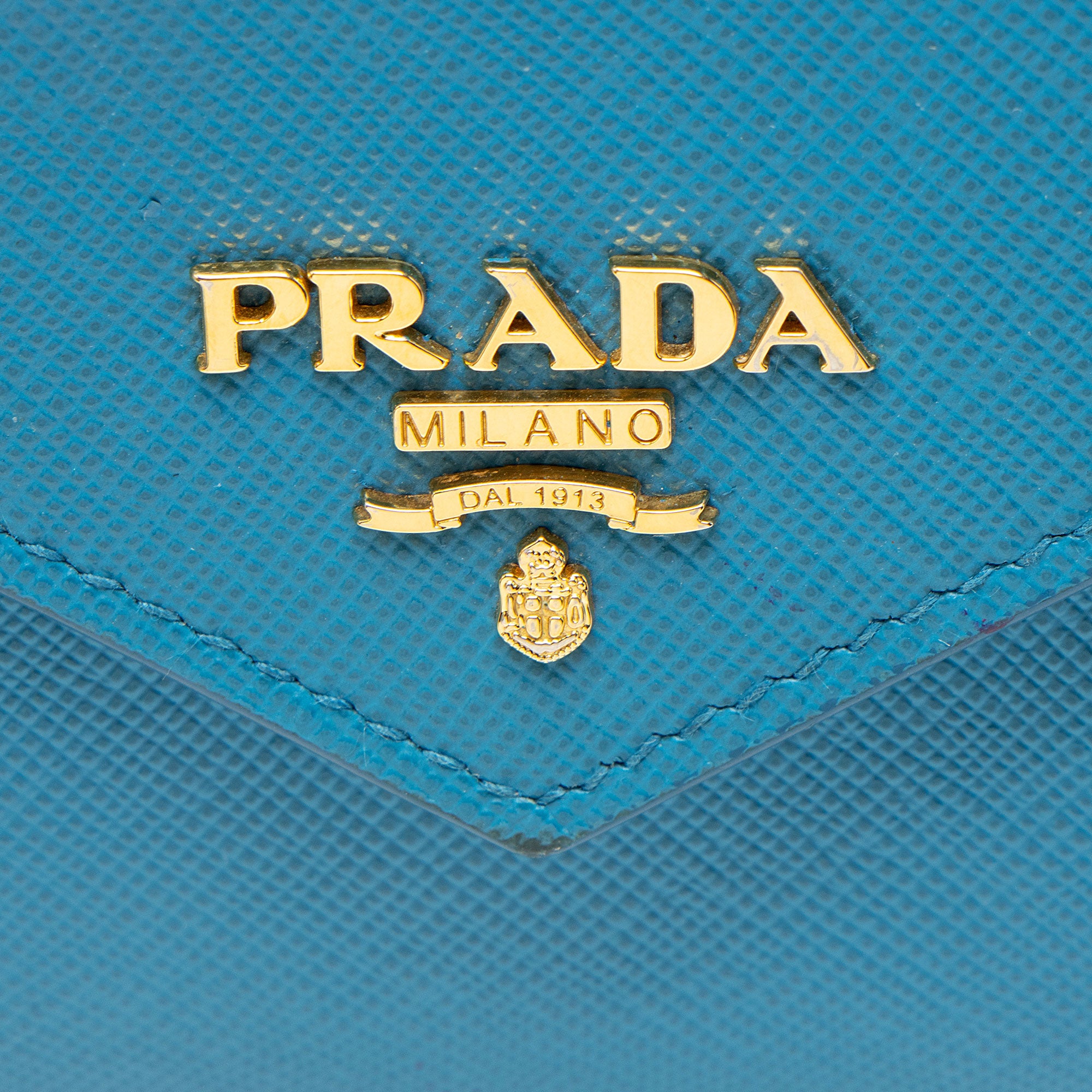 Prada Saffiano Envelope Wallet on Strap