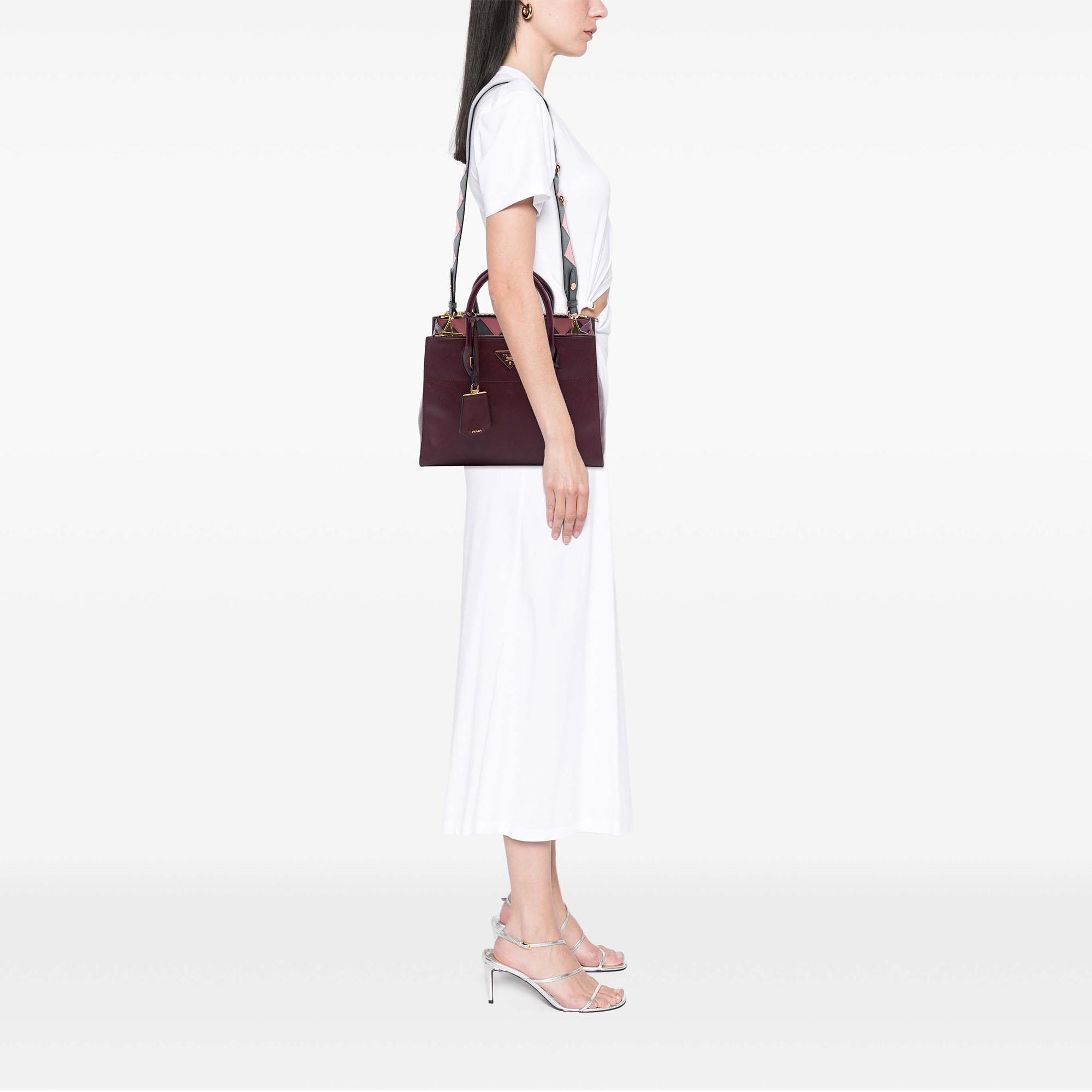 Prada Saffiano Greche Paradigme Bag