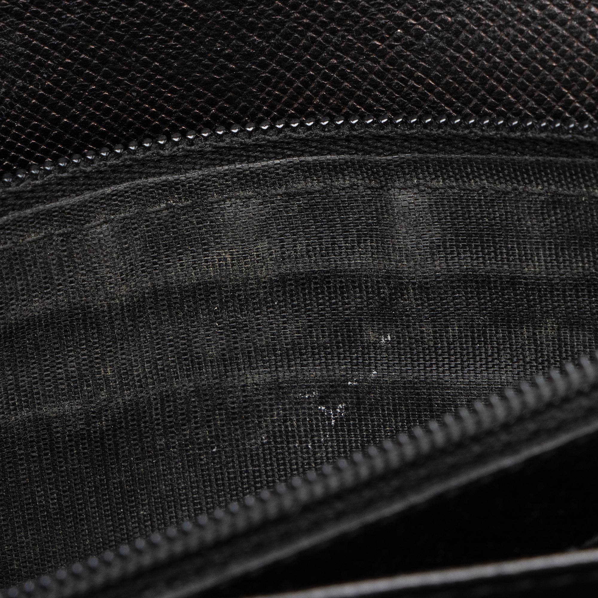 Prada Saffiano Leather Continental Wallet (SHF-23104)