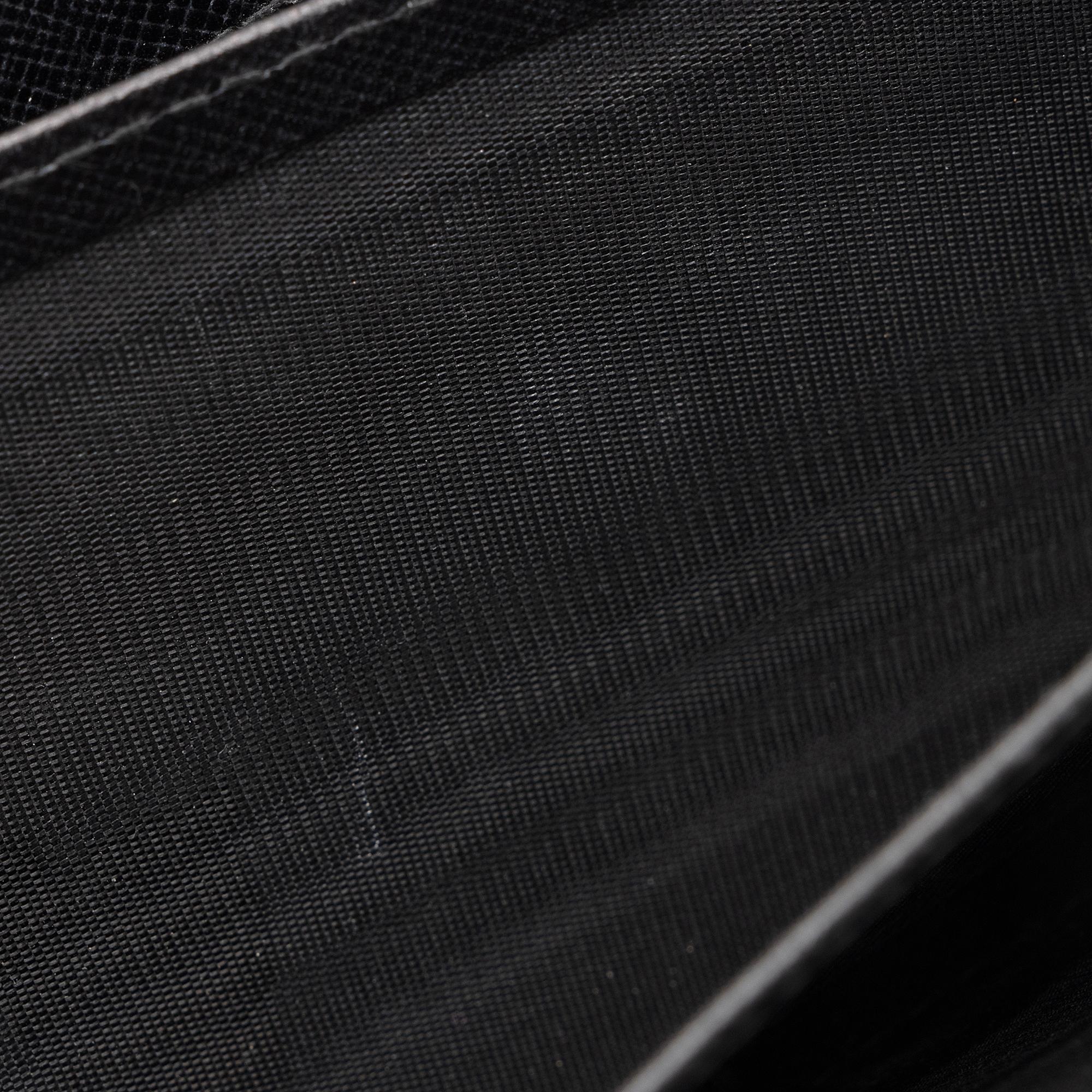 Prada Saffiano Leather Continental Wallet (SHF-23104)