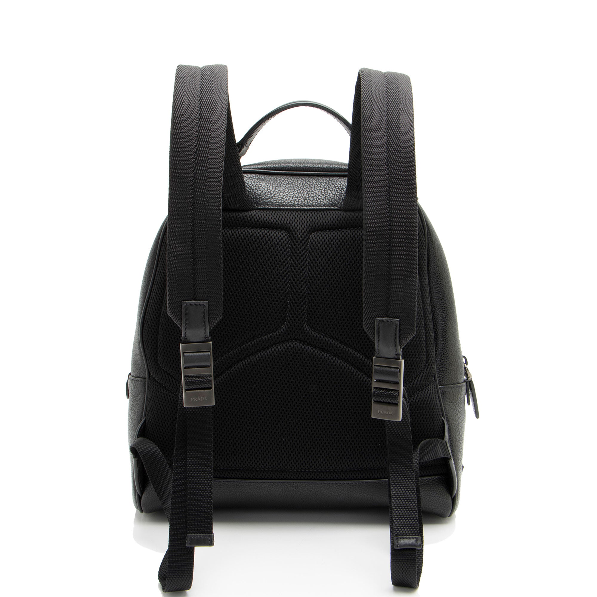 Prada Saffiano Front Pocket Backpack