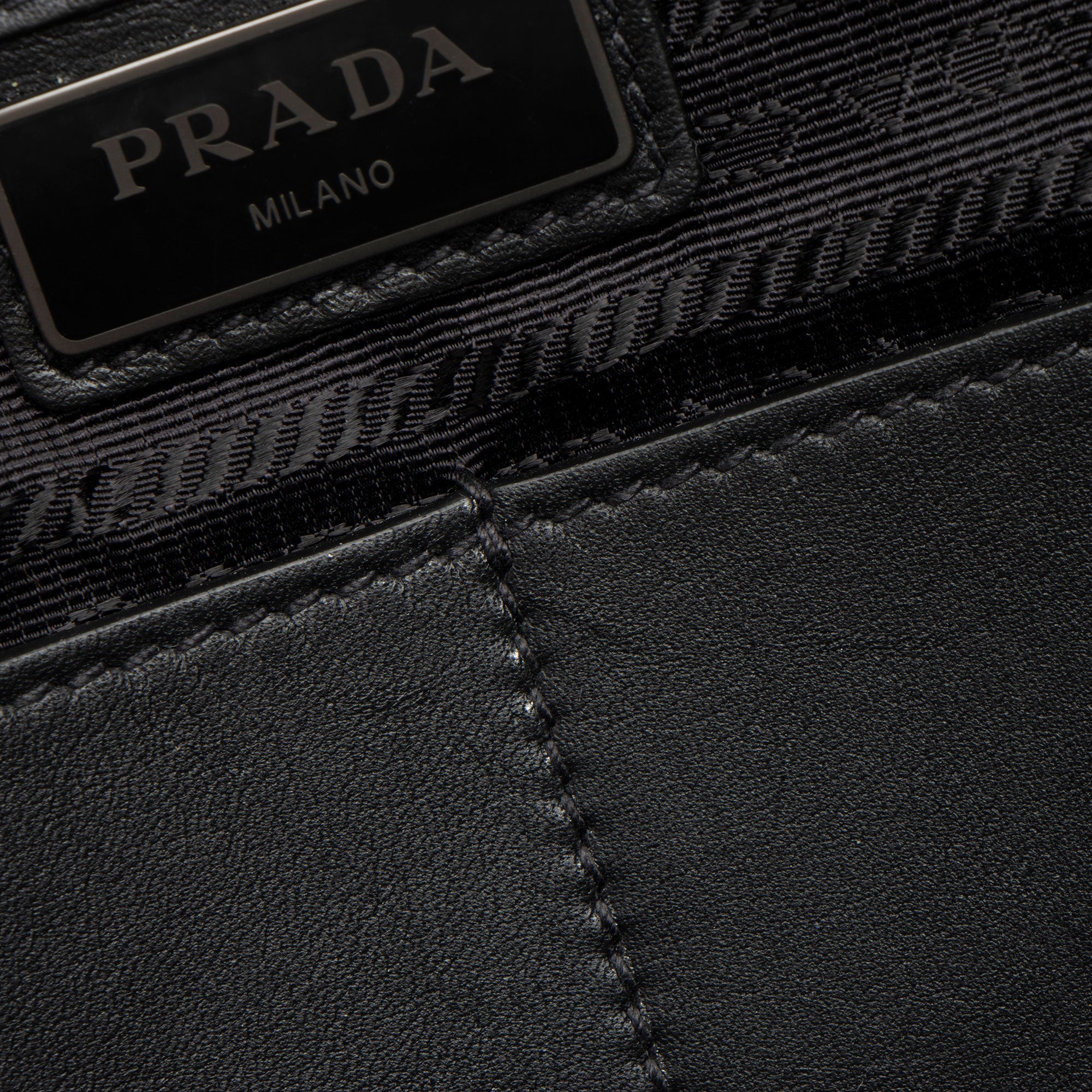 Prada Saffiano Front Pocket Backpack