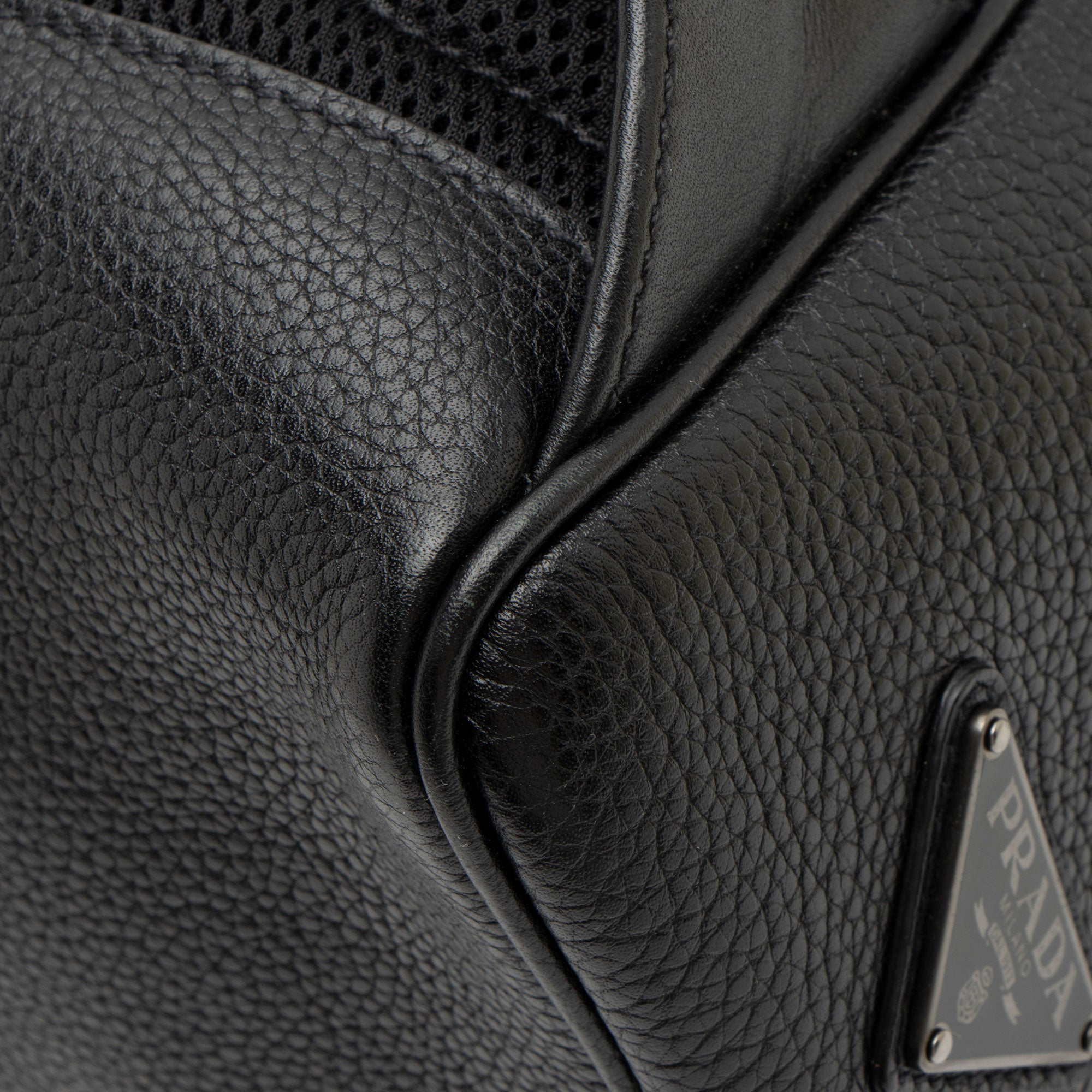 Prada Saffiano Front Pocket Backpack