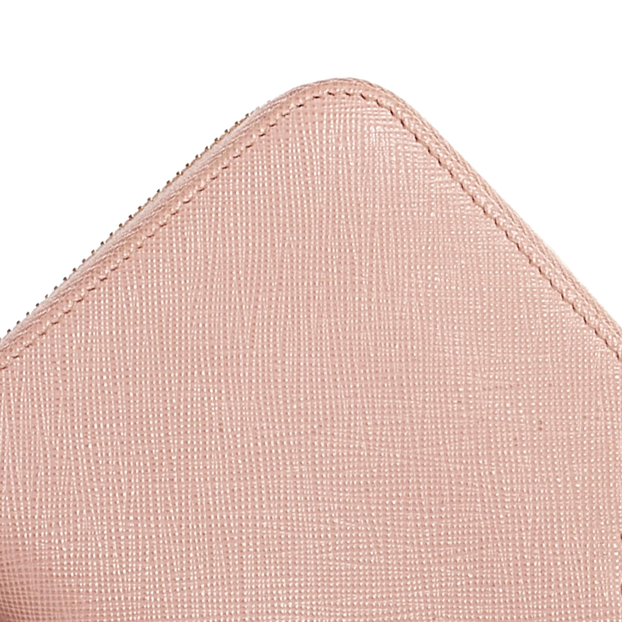 Prada Saffiano Leather Long Wallet (SHG-wboHEP)