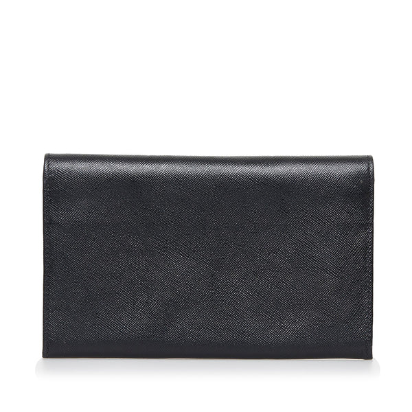 Prada Saffiano Leather Wallet on Chain (SHG-28665) – LuxeDH