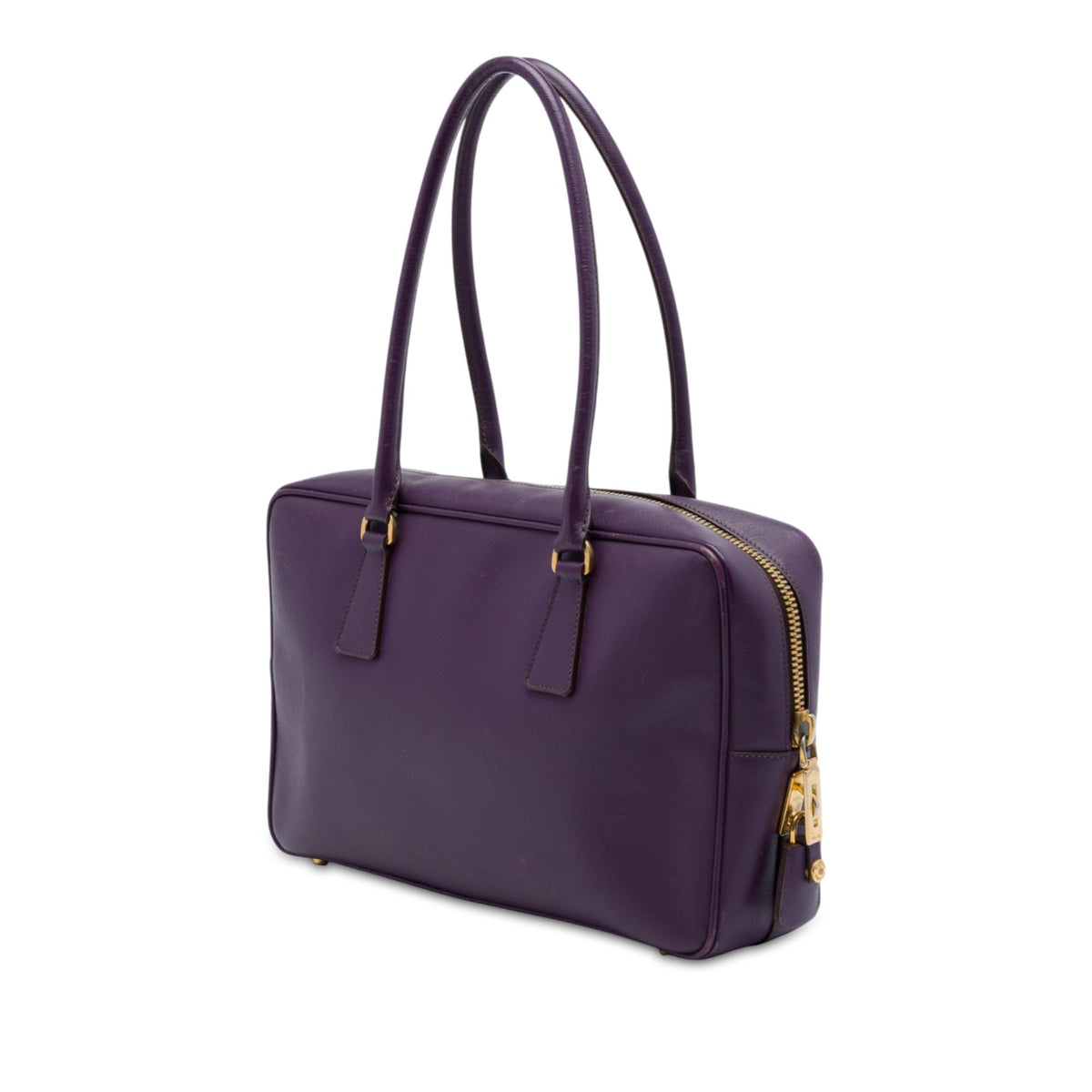 Prada Saffiano Lux Bauletto Top Handle Bag