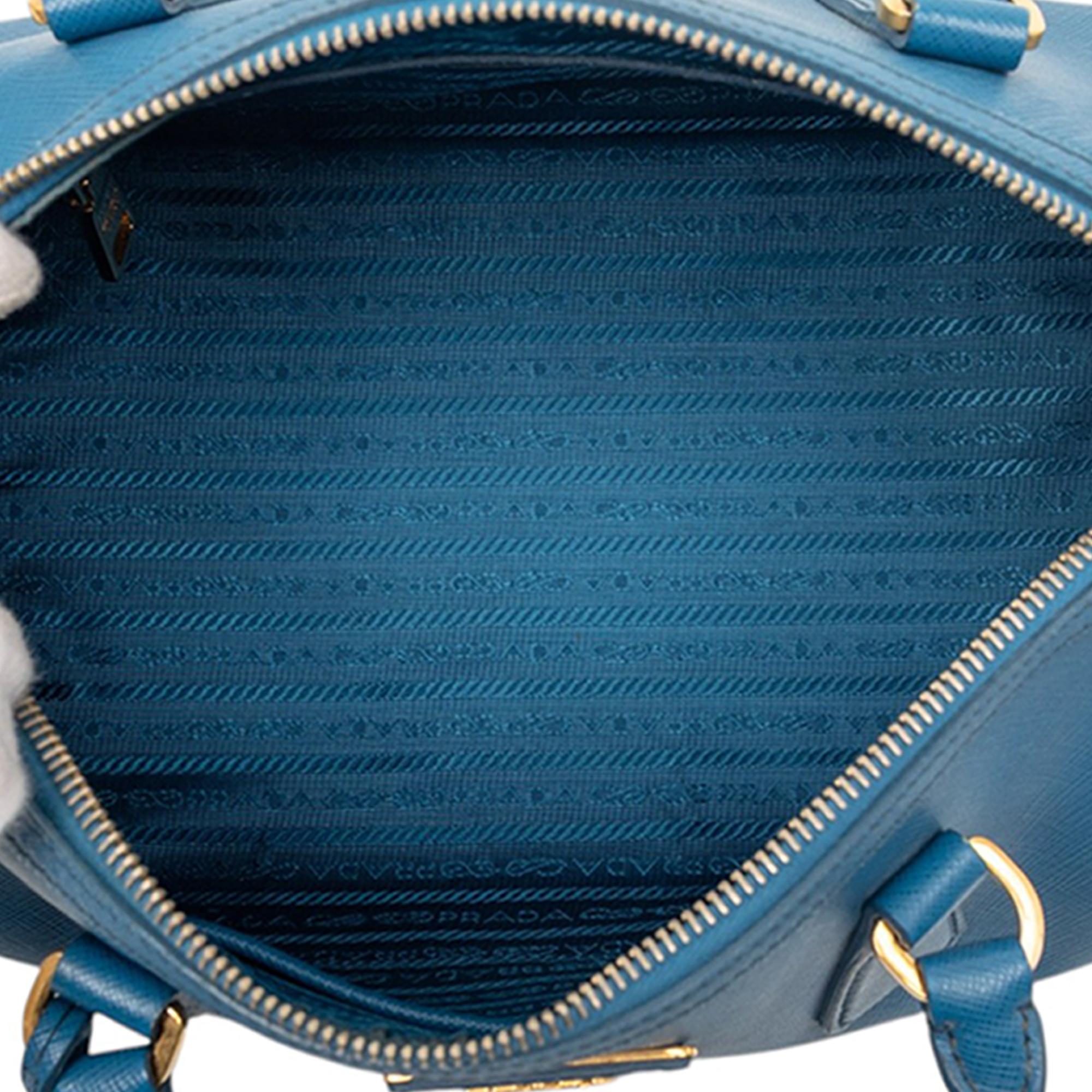 Prada Saffiano Lux Boston Bag
