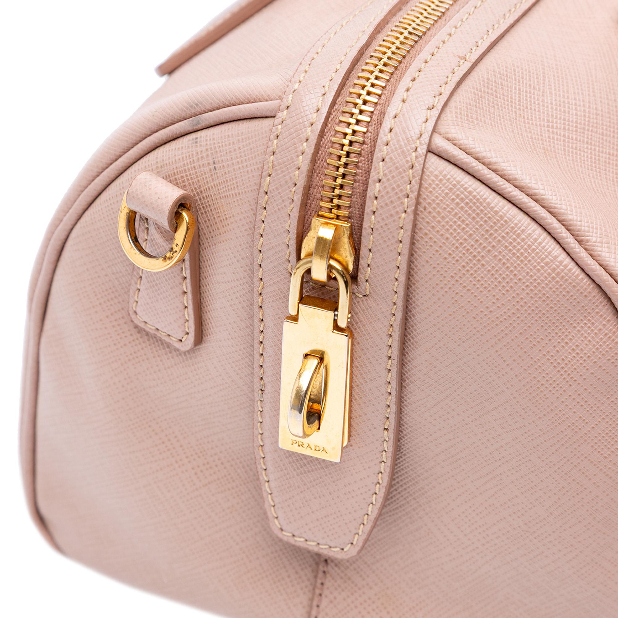 Prada Saffiano Lux Convertible Bowler Bag