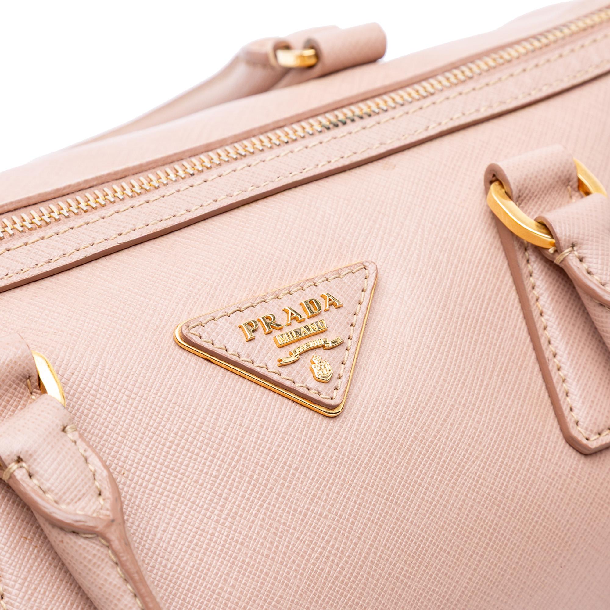 Prada Saffiano Lux Convertible Bowler Bag