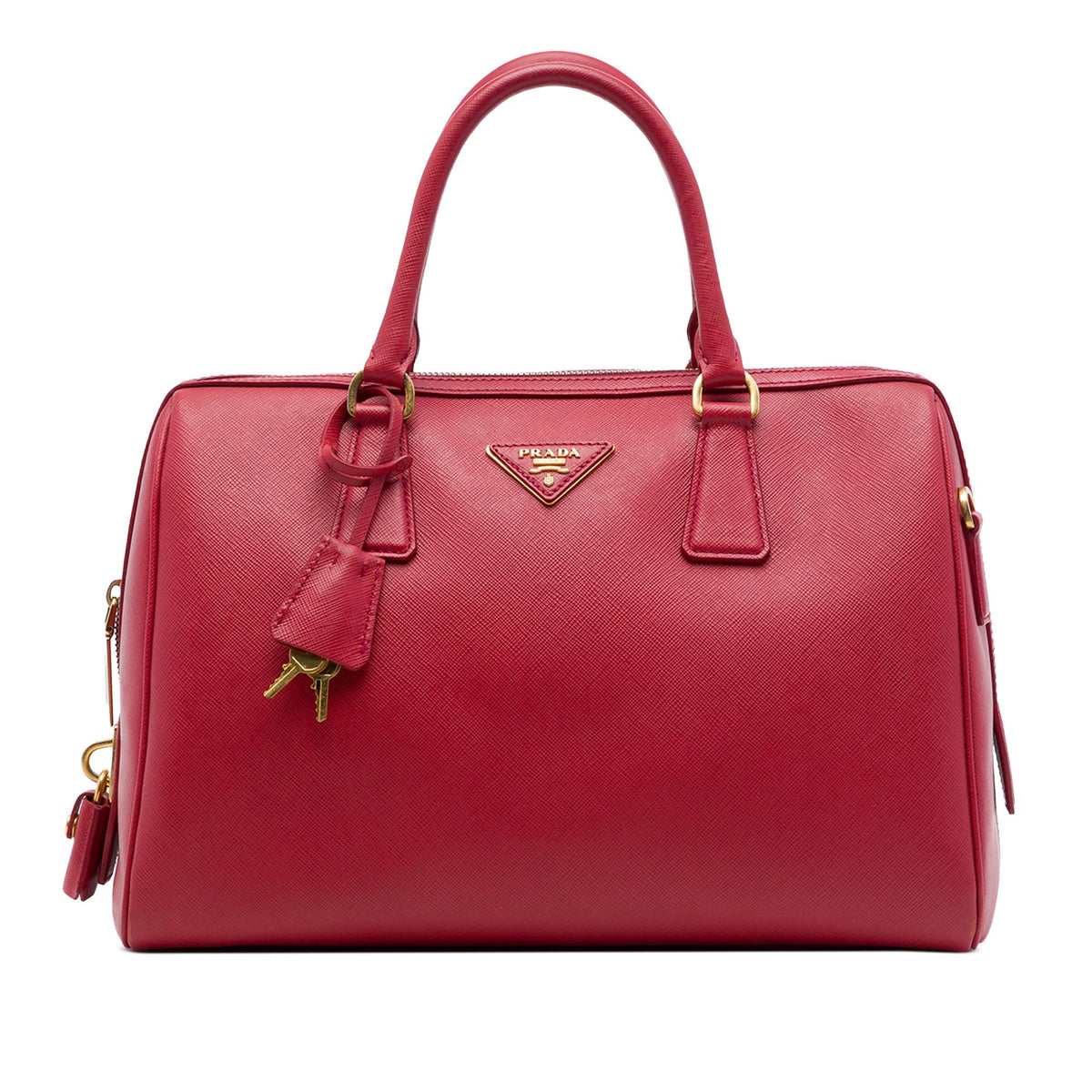 Prada Saffiano Lux Convertible Bowler Bag