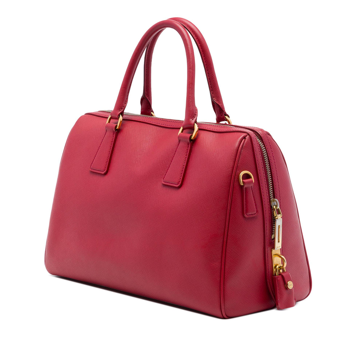 Prada Saffiano Lux Convertible Bowler Bag