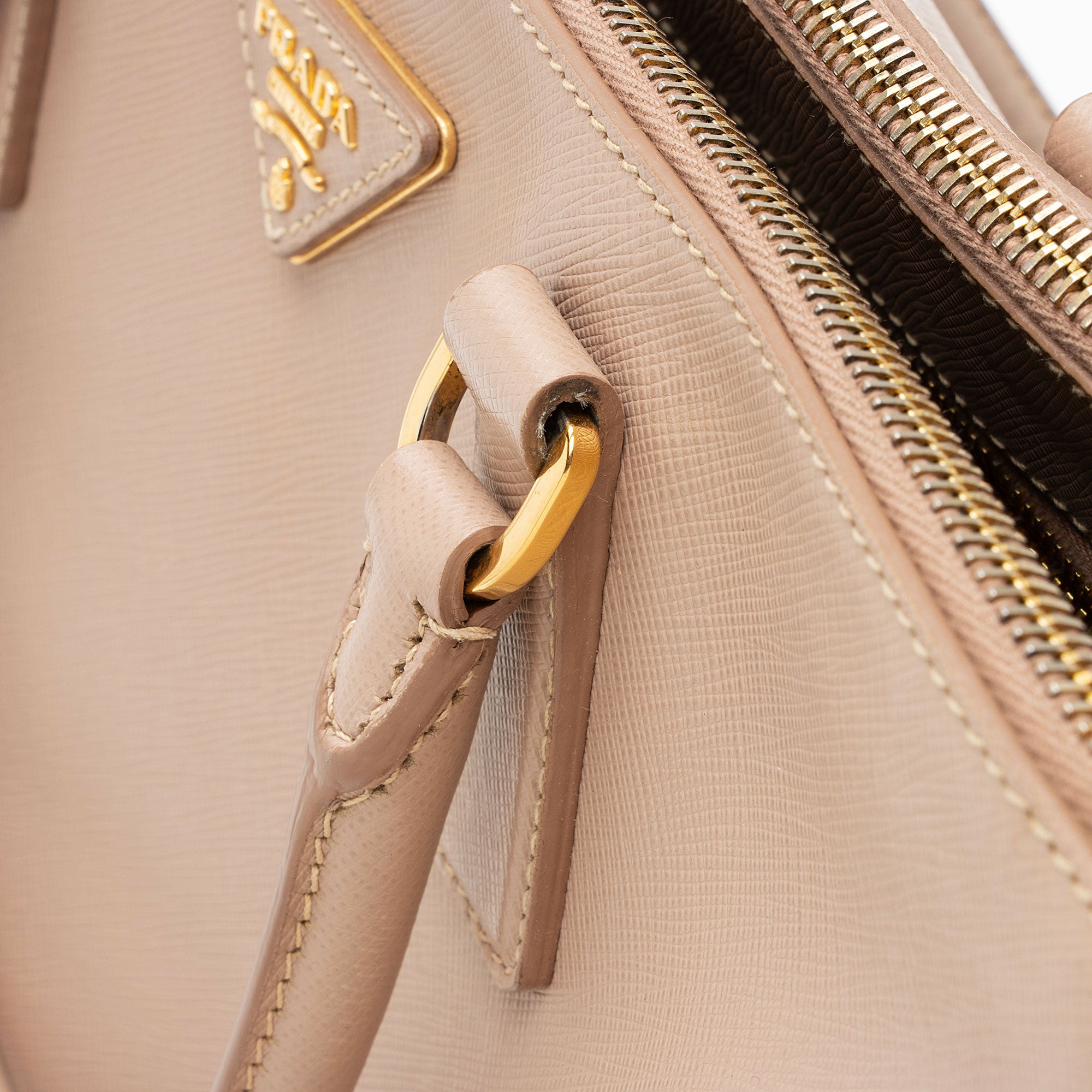 Prada Saffiano Lux Double Zip Large Tote (SHF-hmTCda)