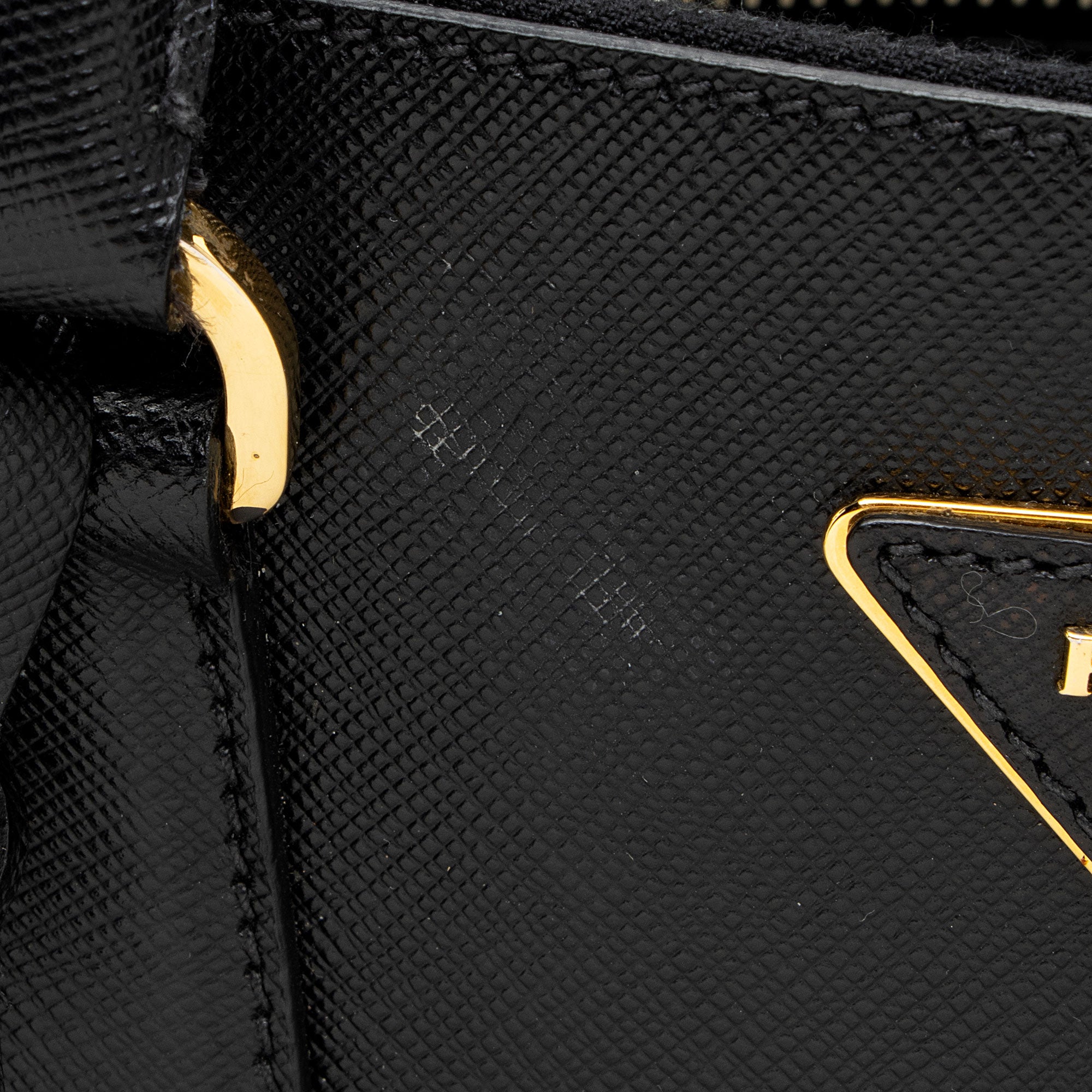 Prada Saffiano Lux Double Zip Medium Tote