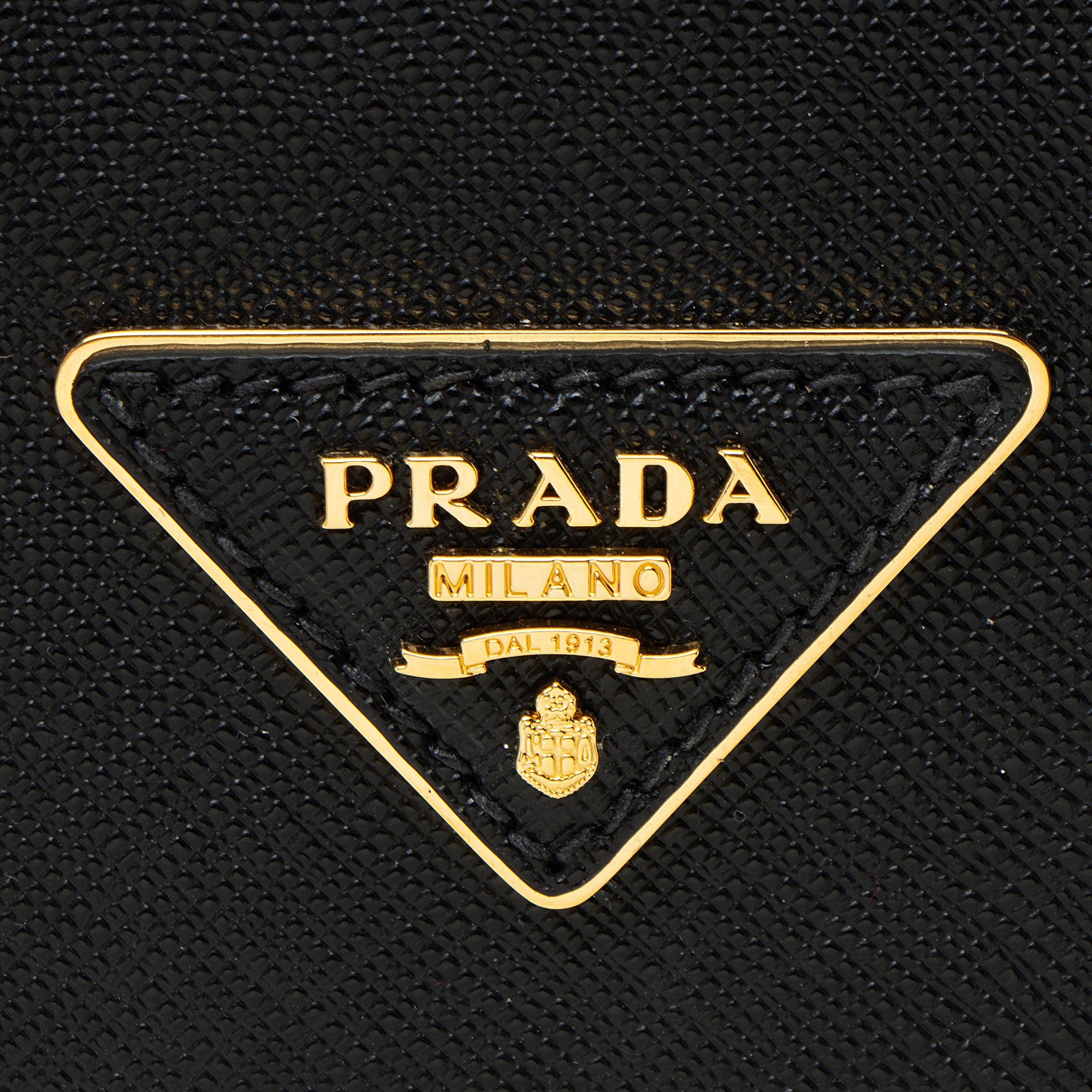 Prada Saffiano Lux Double Zip Medium Tote