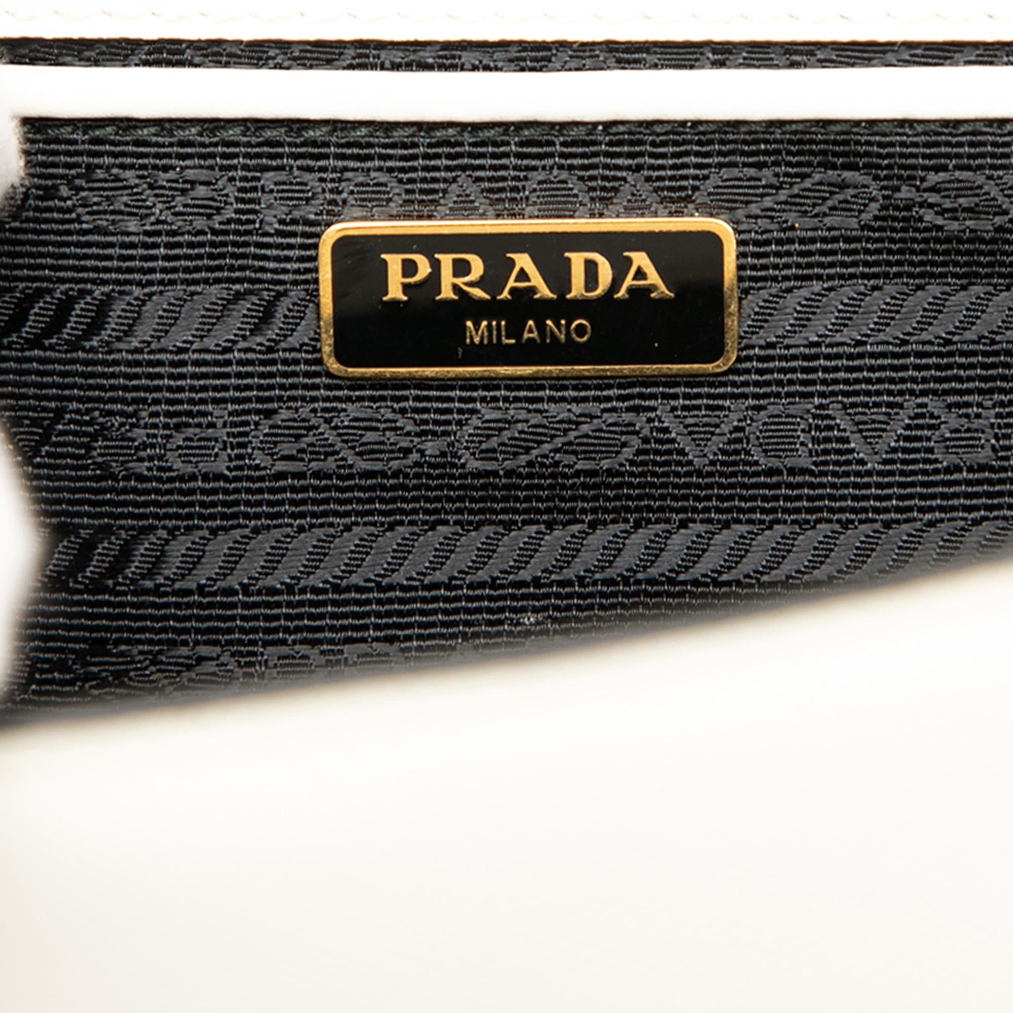 Prada Saffiano Lux Envelope Chain Flap