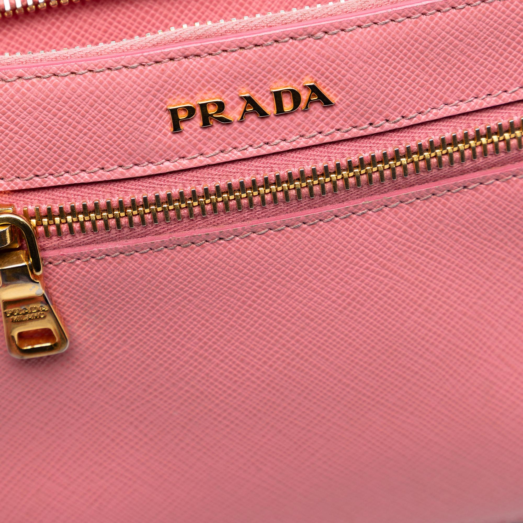 Prada Saffiano Lux Front Pocket Crossbody