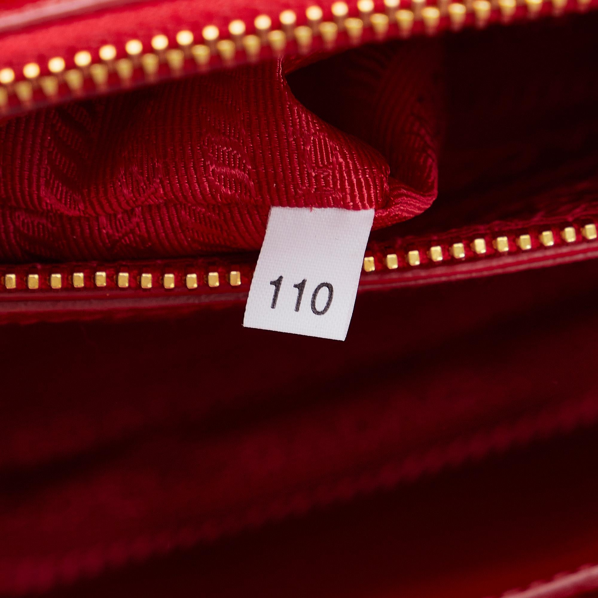 Prada Saffiano Lux Galleria Double Zip (SHG-r7cxnL)