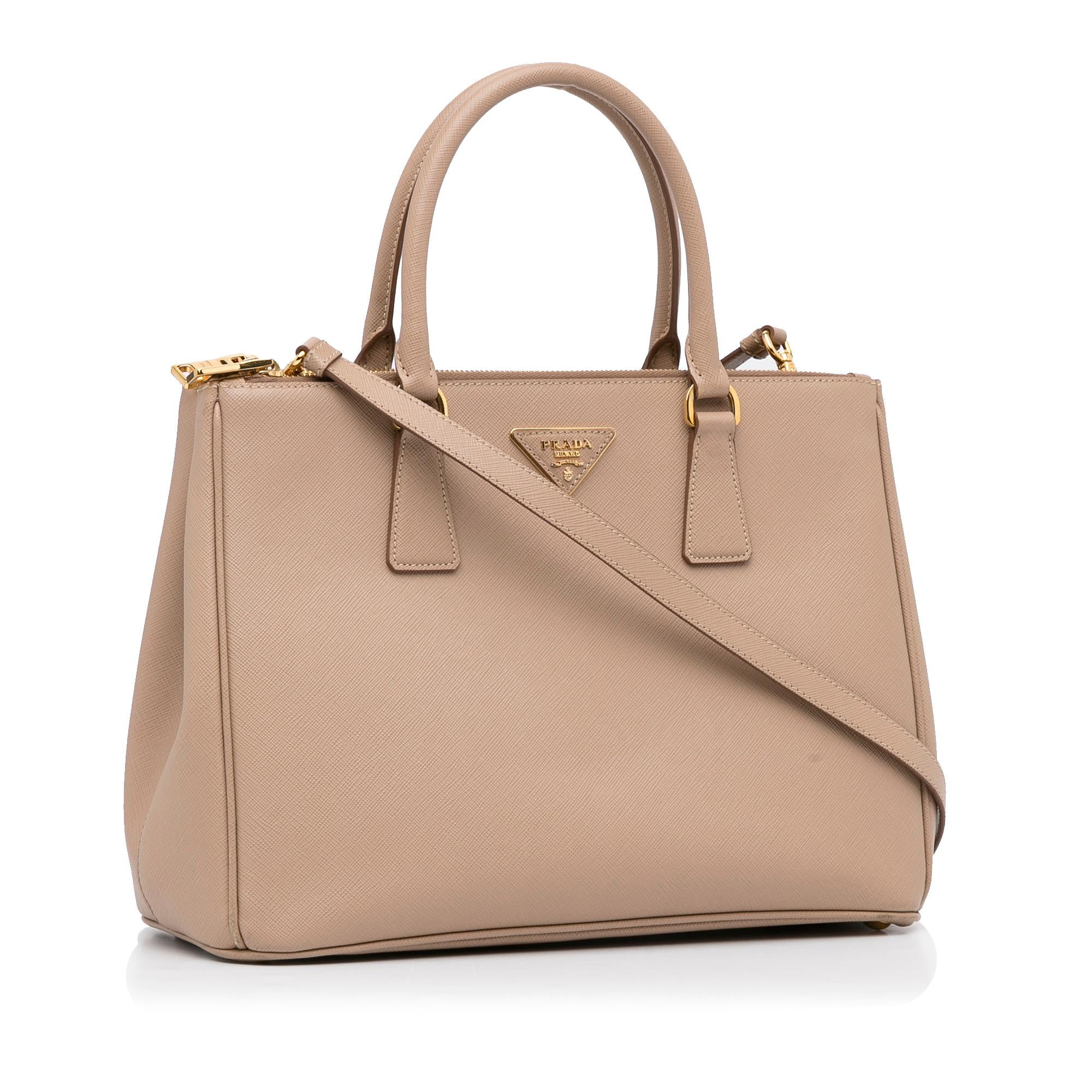 Prada Saffiano Lux Galleria Double Zip (SHG-Y0JNLO)