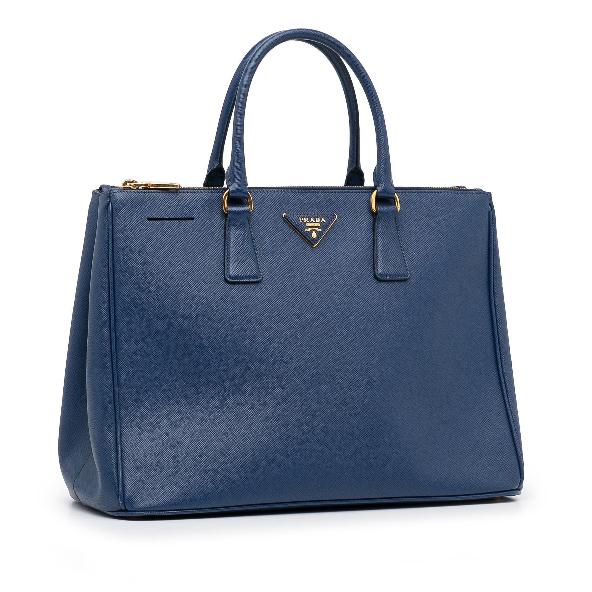 Prada Saffiano Lux Galleria Double Zip (SHG-tGaL2Y)