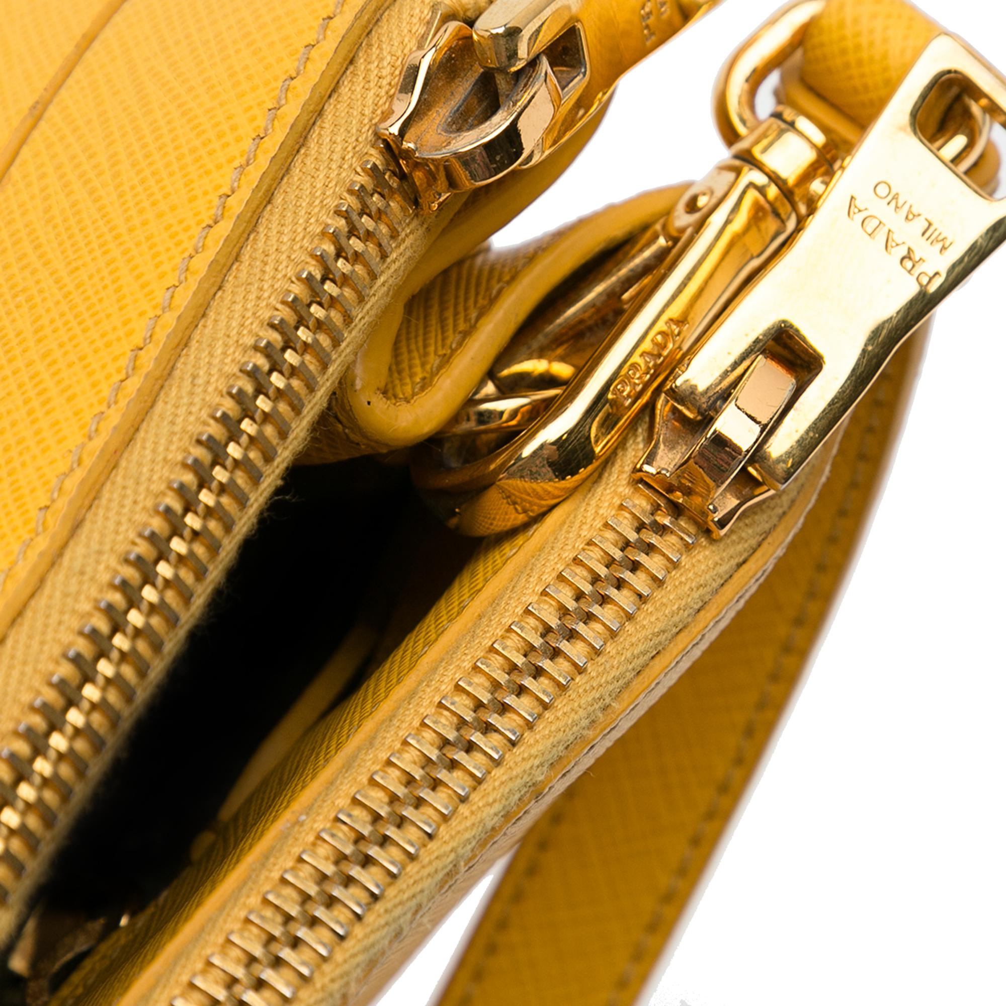 Prada Saffiano Lux Galleria Double Zip (SHG-jDljPX)