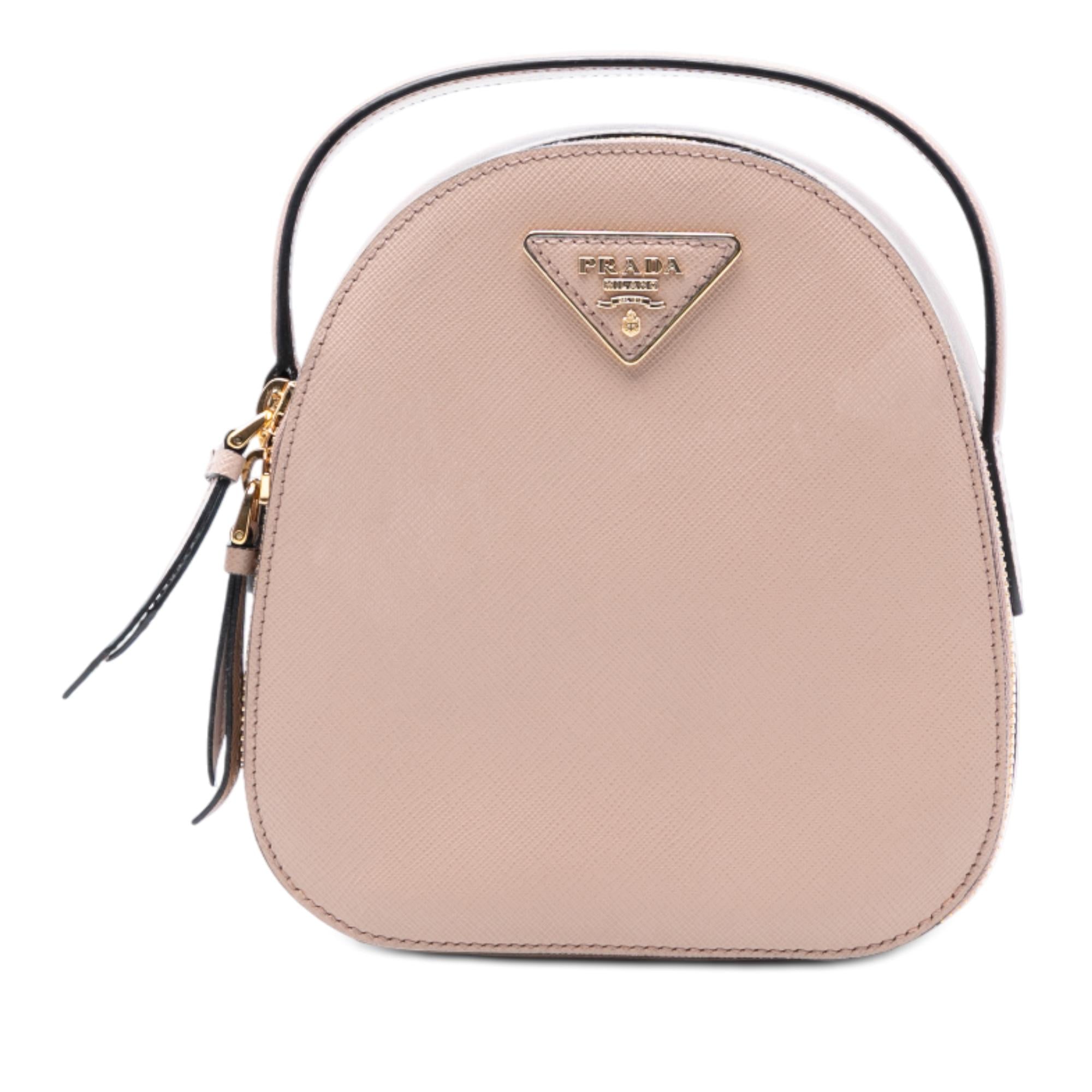 Prada Saffiano Lux Mini Odette Backpack