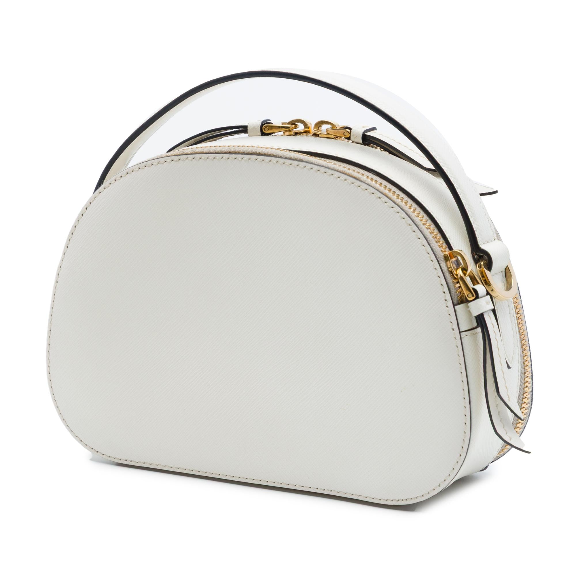 Prada Saffiano Lux Odette Satchel