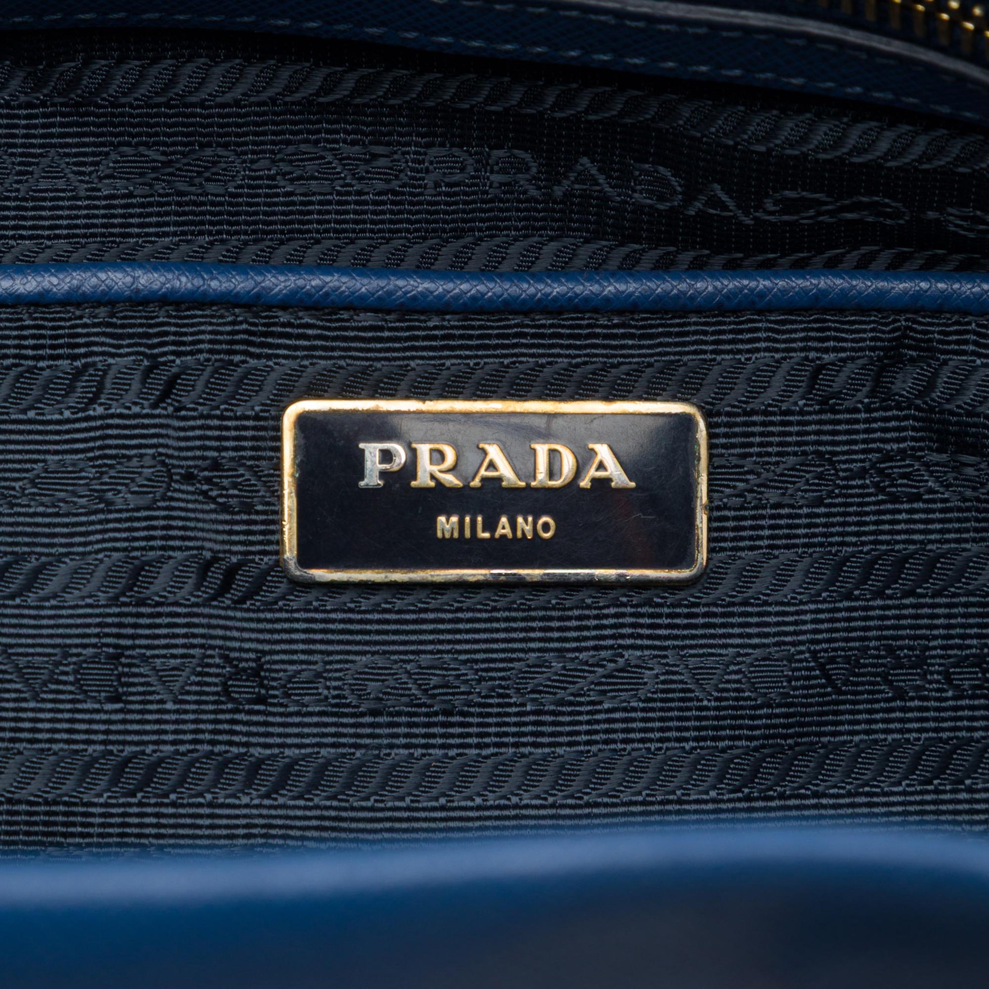 Prada Saffiano Lux Open Convertible Tote