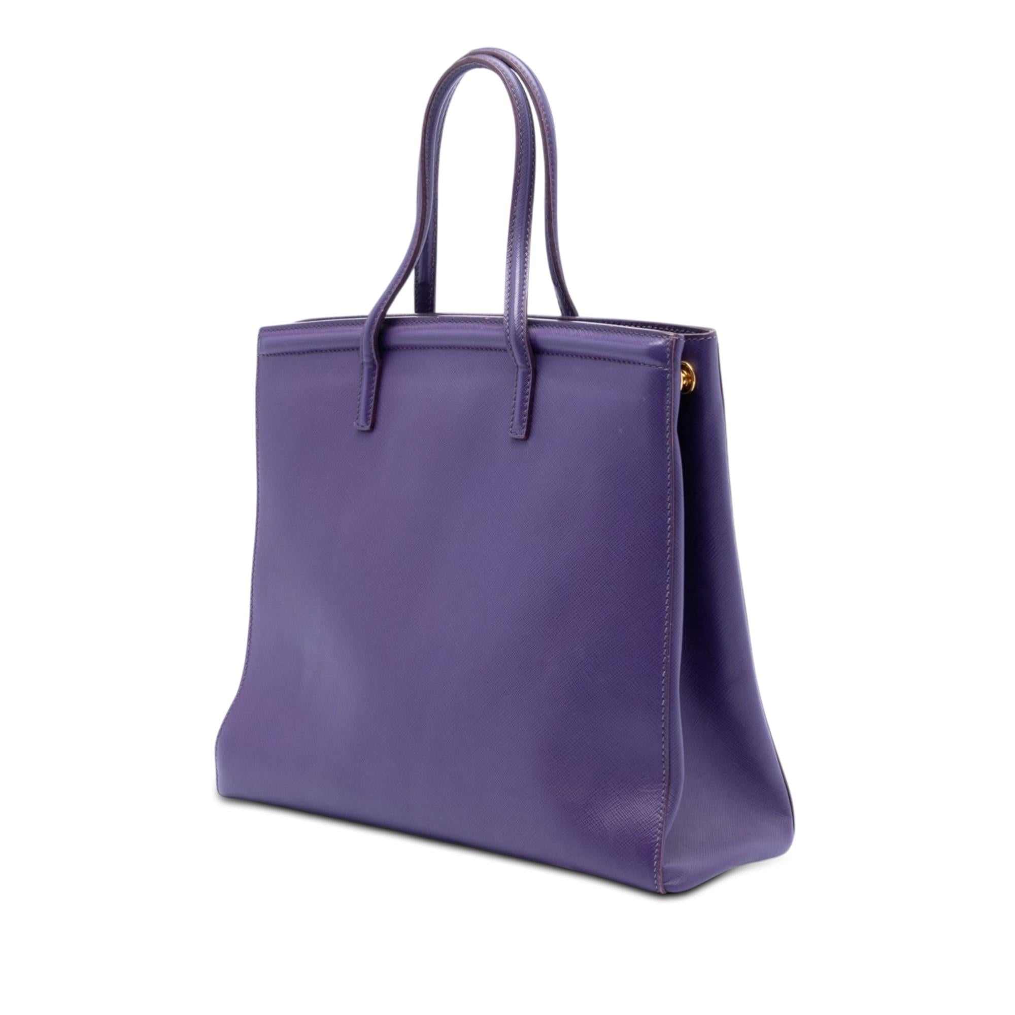 Prada Saffiano Lux Parabole Satchel