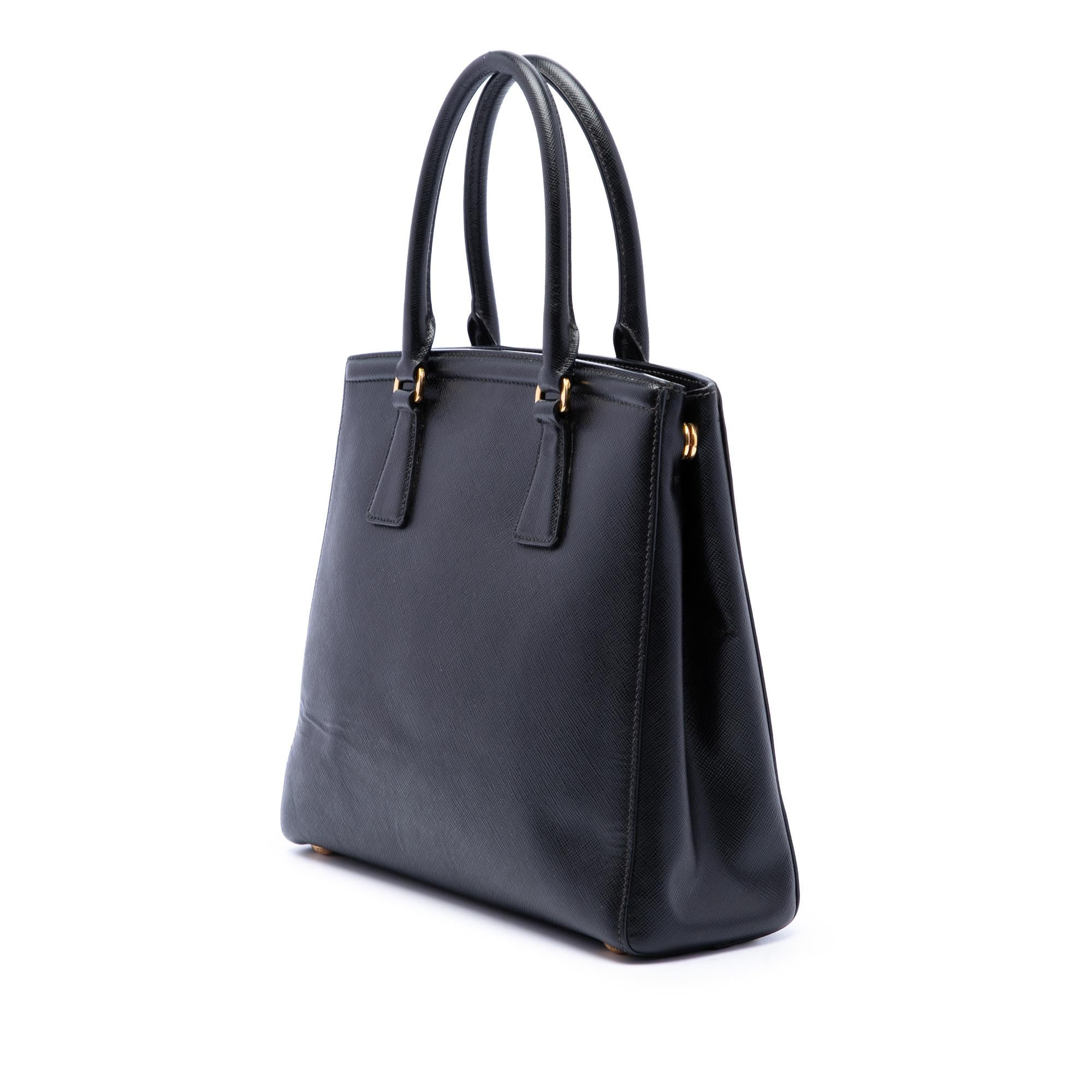 Prada Saffiano Lux Parabole Satchel