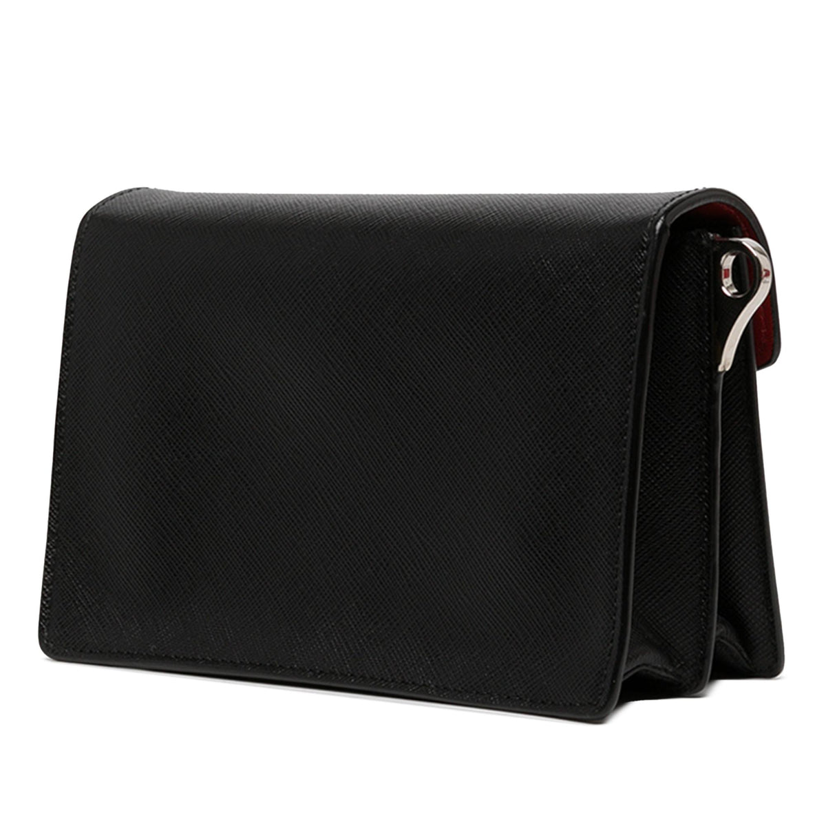 Prada Saffiano Lux Sound Lock Crossbody