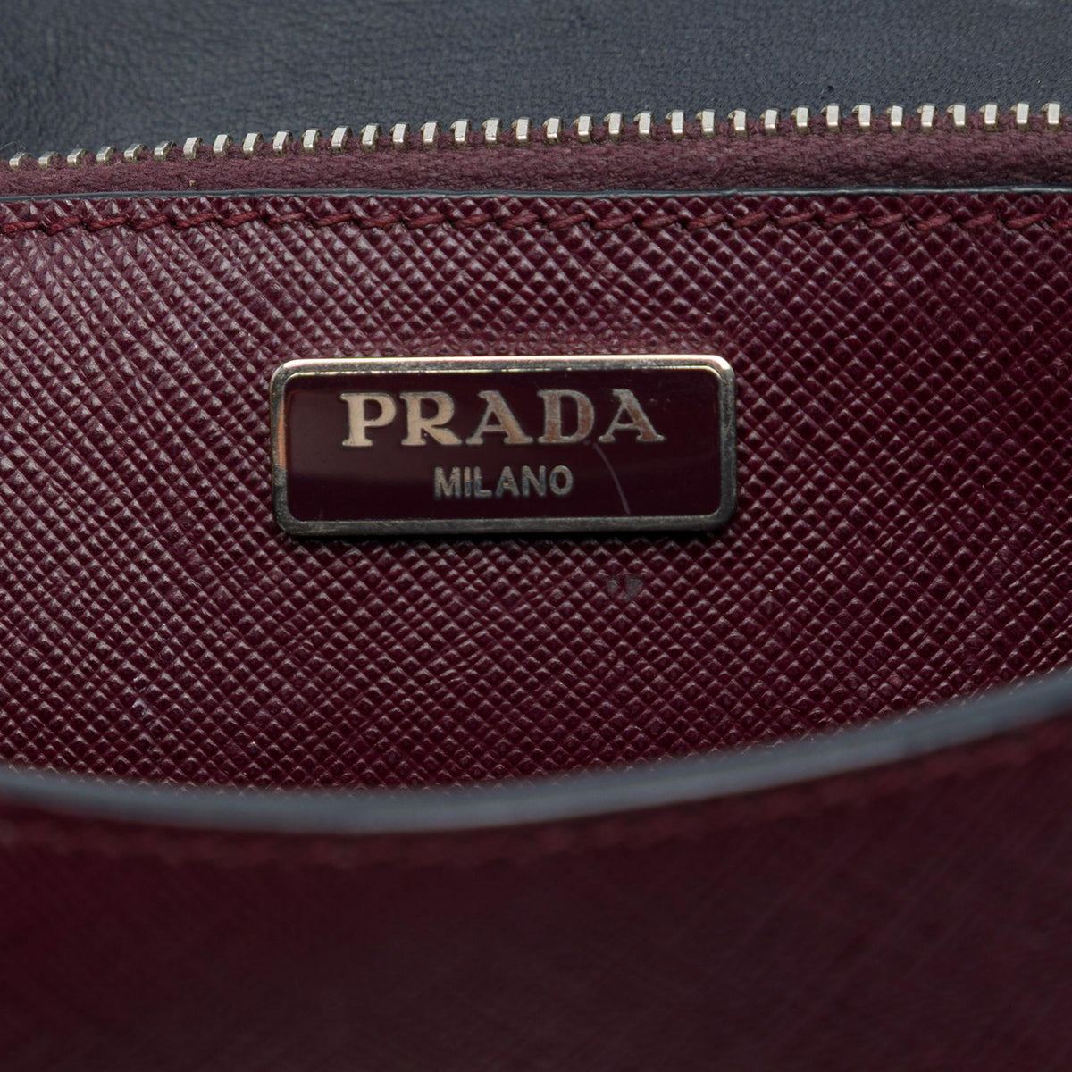 Prada Saffiano Lux Sound Lock Satchel