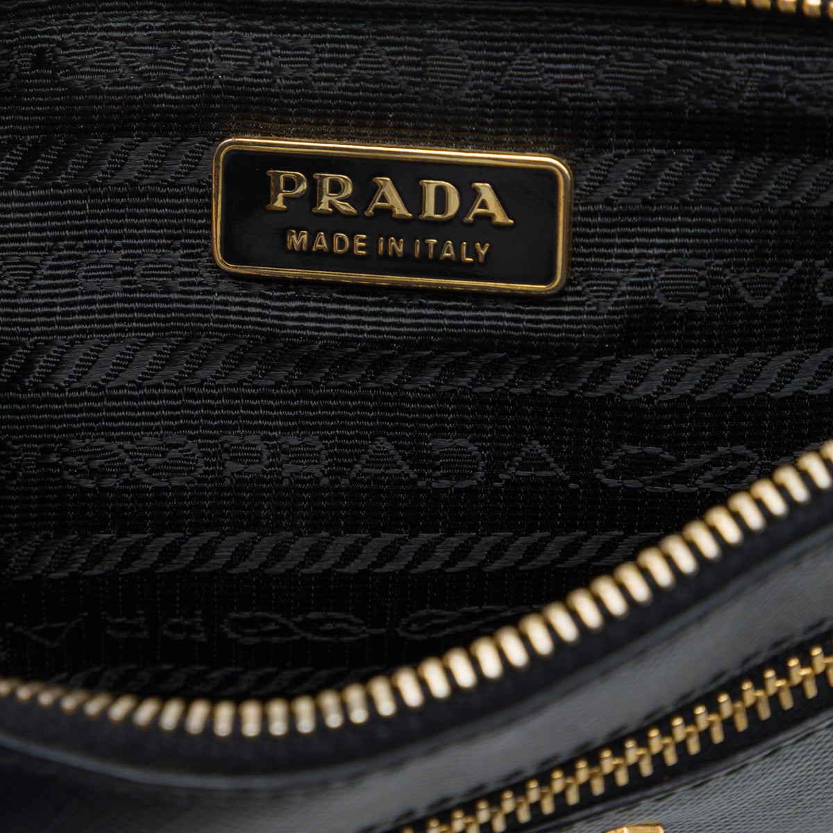 Prada Saffiano Lux Top Zip Crossbody
