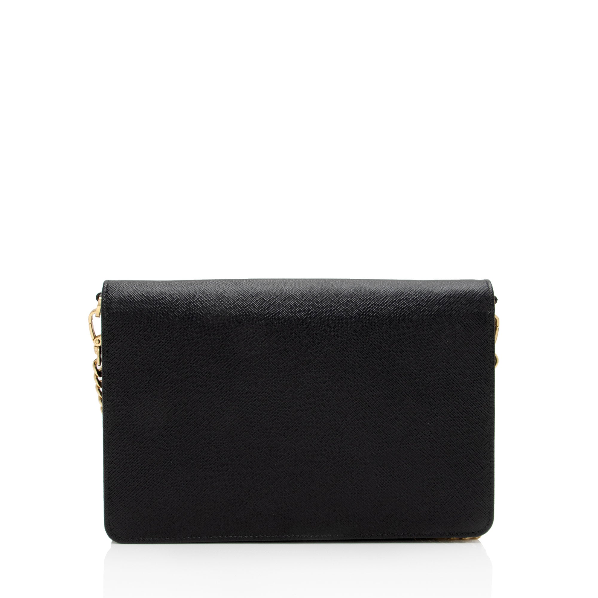 Prada Saffiano Lux Wallet On Chain (SHF-wIAF91)