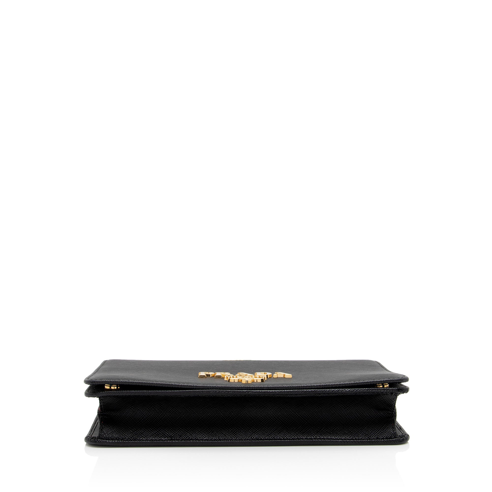 Prada Saffiano Lux Wallet On Chain (SHF-wIAF91)